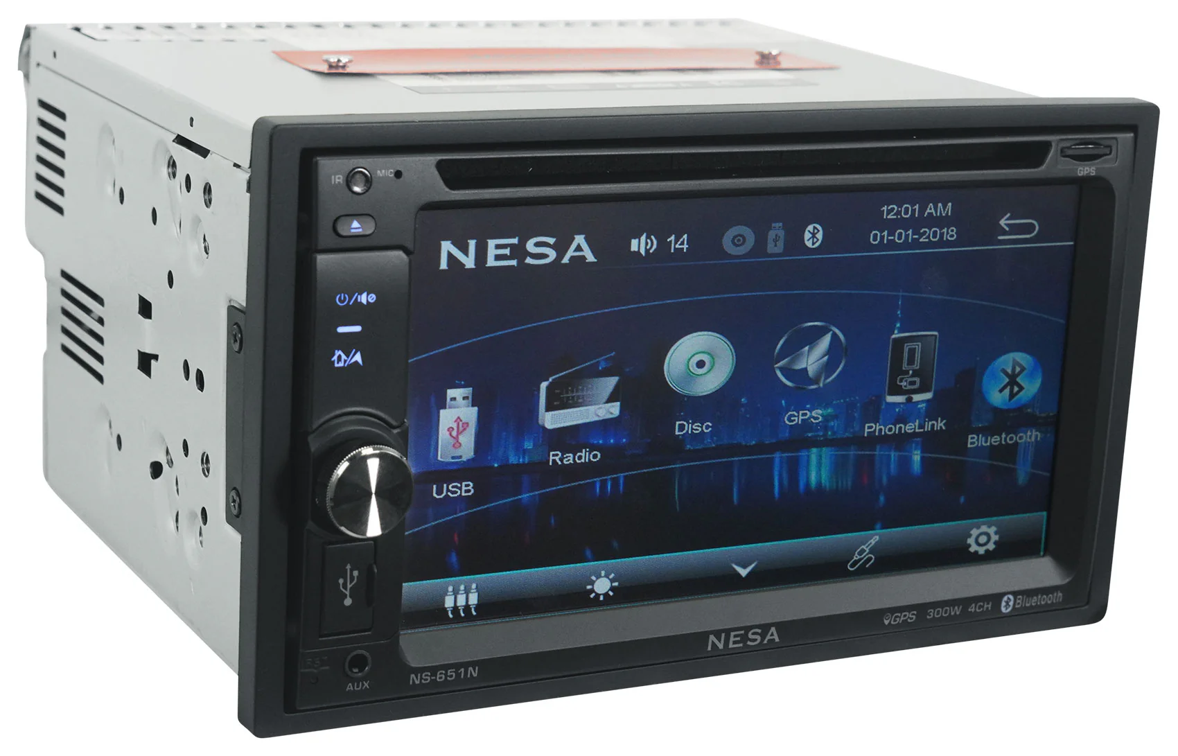 NESA NS-651N 6.5" Car Monitor w/DVD/Bluetooth/GPS/Android PhoneLink+Backup Cam - Image 11
