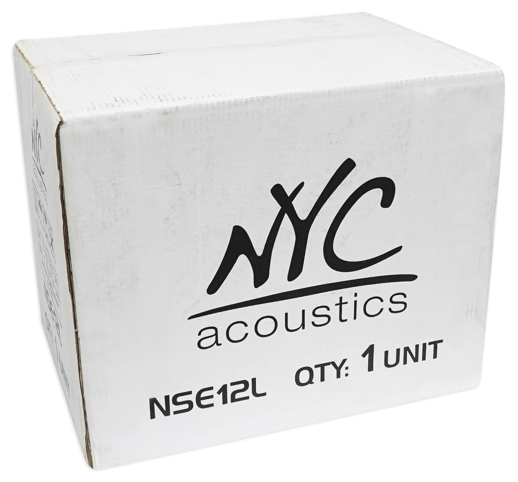 NYC Acoustics NSE12L 12" 1200w Powered Car Subwoofer/Sub Enclosure+LED+Amp Kit - Image 3