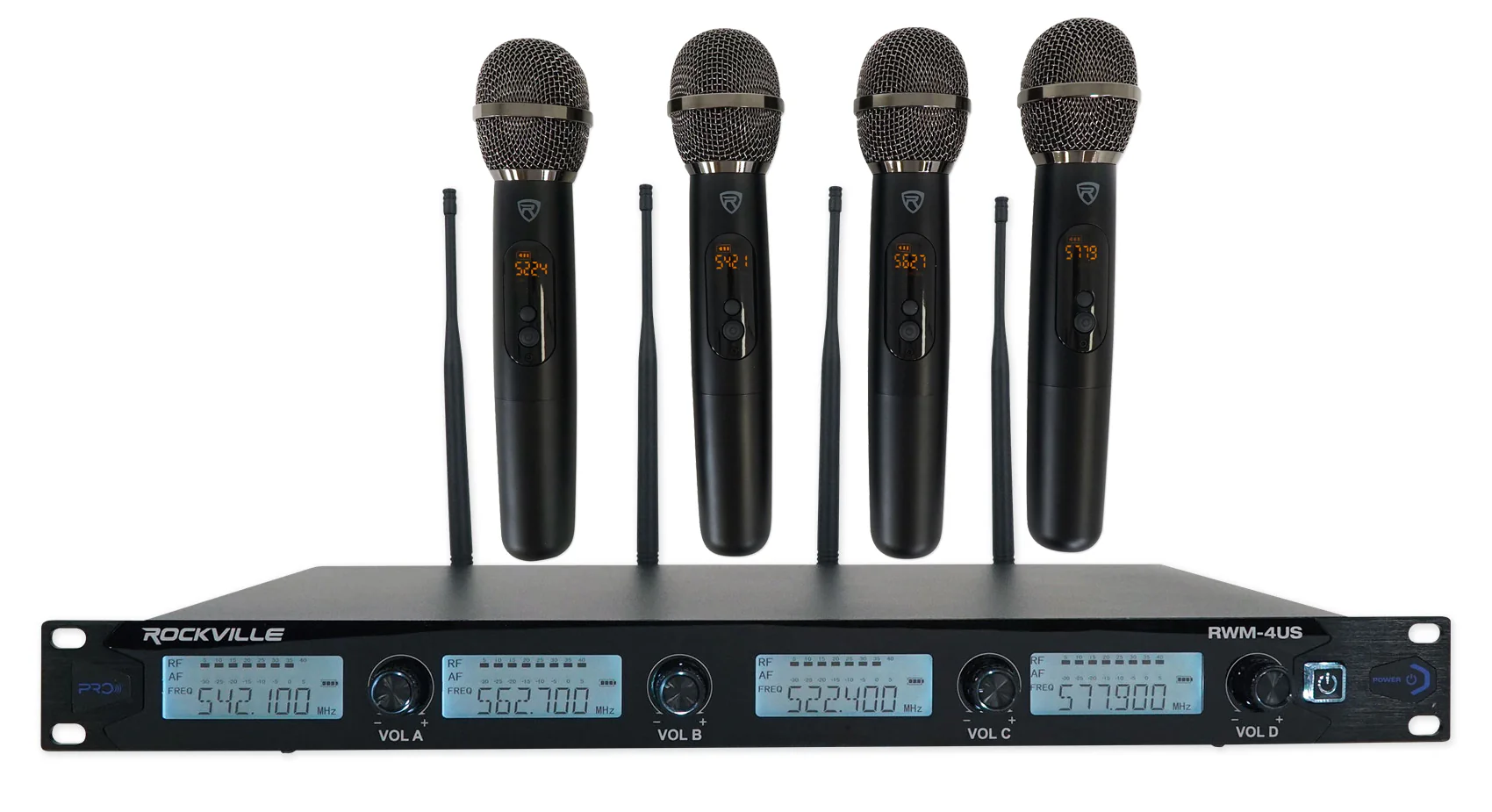 Mackie ONYX24 24-Channel Analog Mixer w/USB/3-Band EQ+Bluetooth+4) Wireless Mics - Image 3