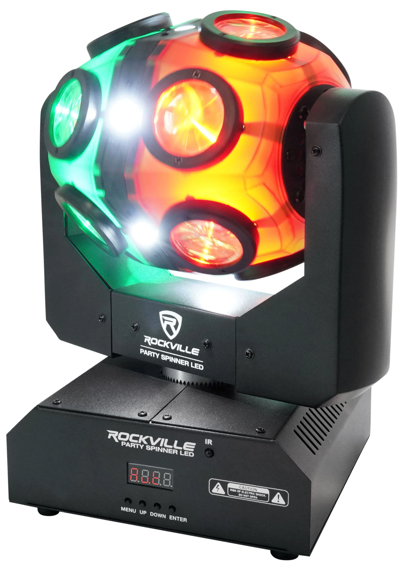 Party Spinner LED + ROCKFORCE 192 DMX Controller Bundle - Image 4