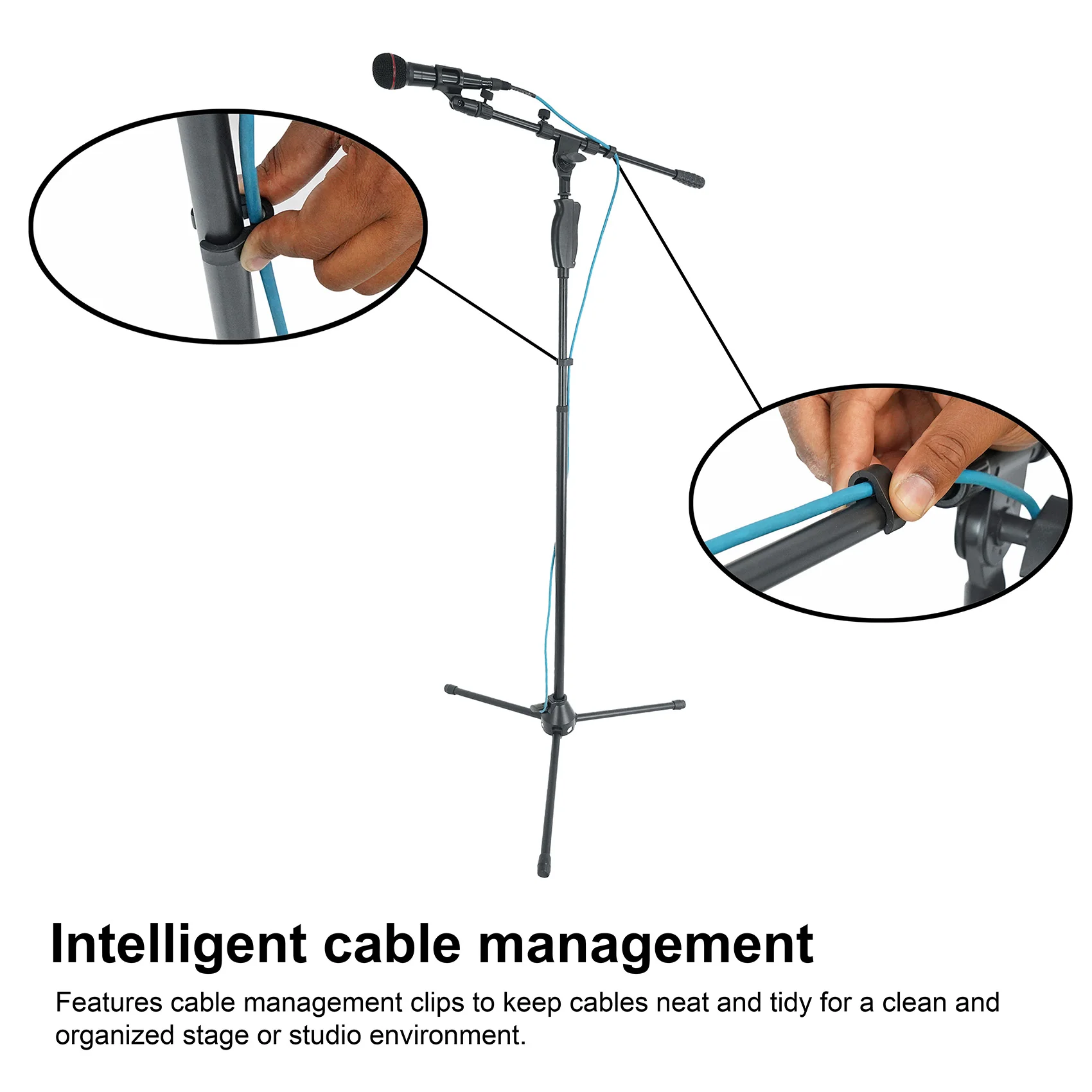 PRO‑D7 Drum Mic Kit + (4) Mic Stands Bundle - Image 7
