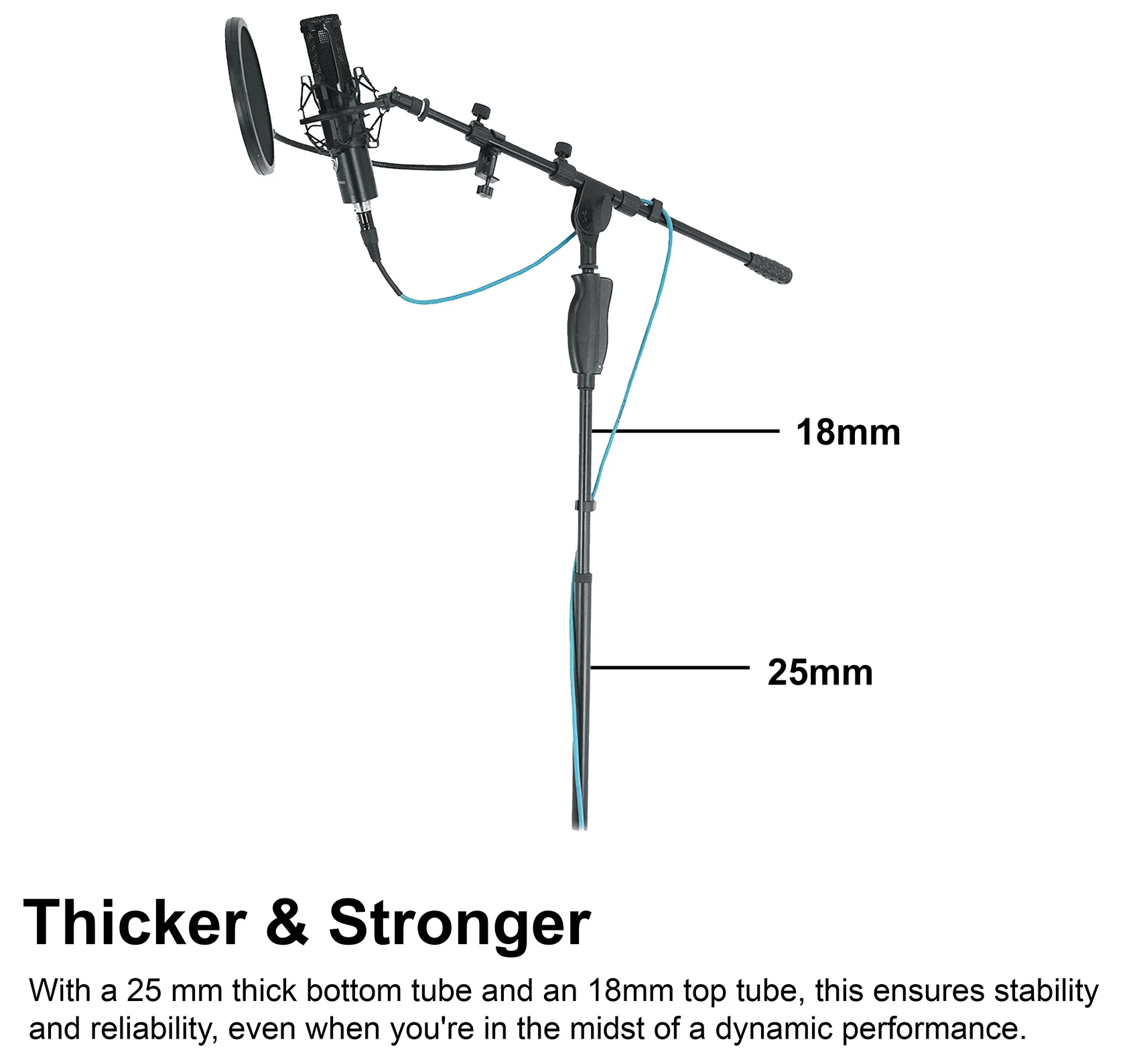 PRO‑D7 Drum Mic Kit + (4) Mic Stands Bundle - Image 8