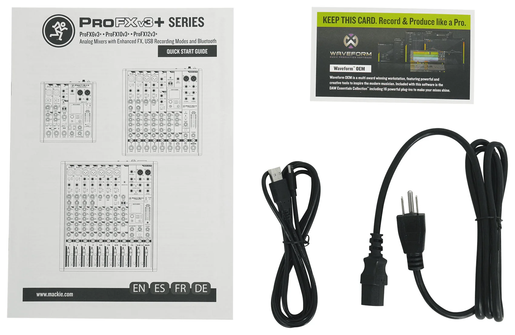 Mackie ProFX12v3+ 12-Ch. Mixer w/Enhanced FX/USB Recording/Bluetooth+XLR Cables - Image 10