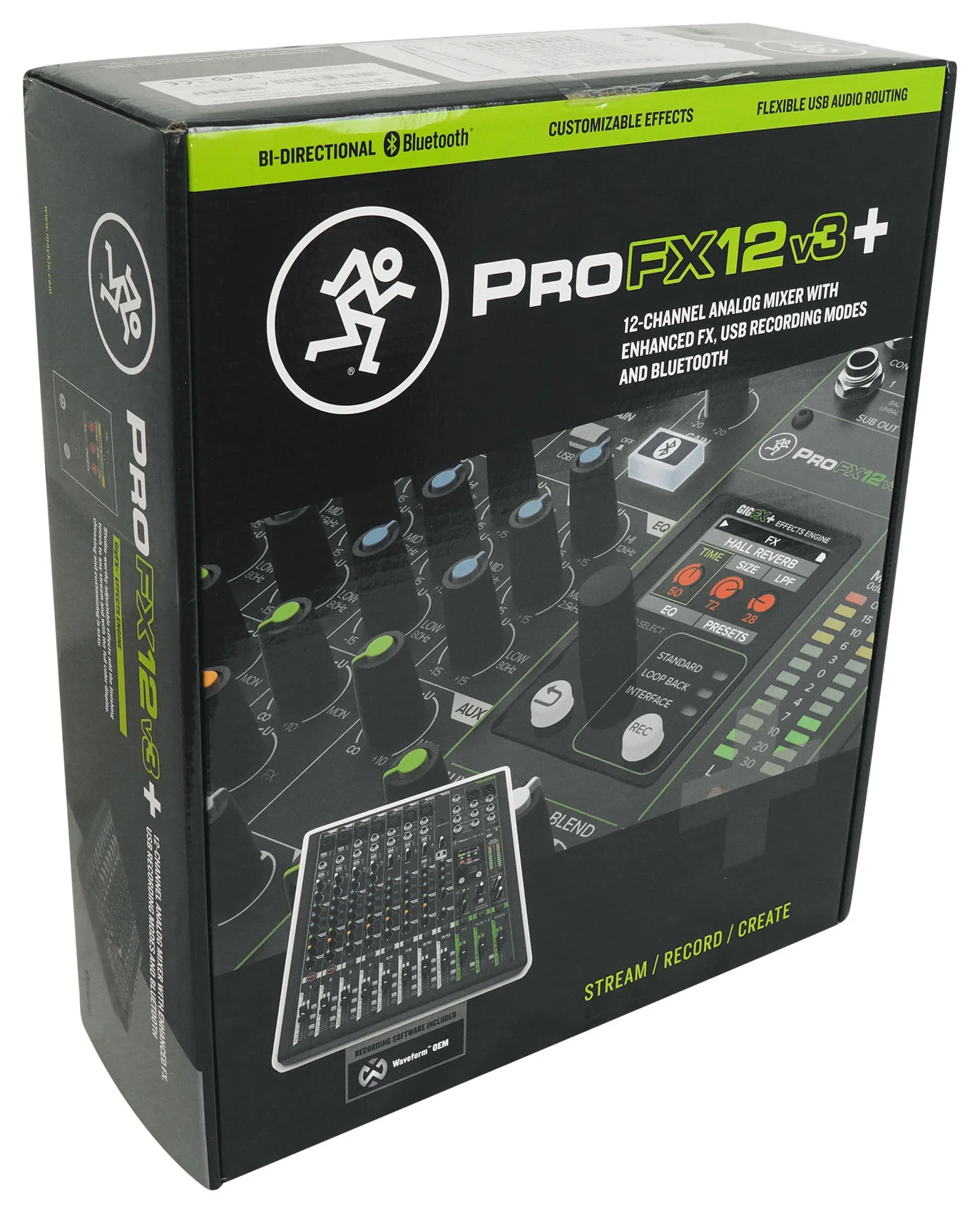 Mackie ProFX12v3+ 12-Ch. Mixer w/Enhanced FX/USB Recording/Bluetooth+XLR Cables - Image 12
