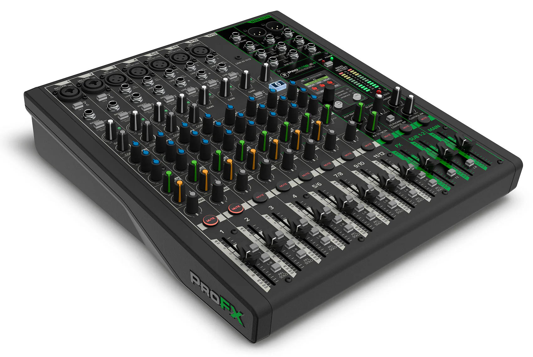 Mackie ProFX12v3+ 12-Ch. Mixer w/Enhanced FX/USB Recording/Bluetooth+XLR Cables - Image 6
