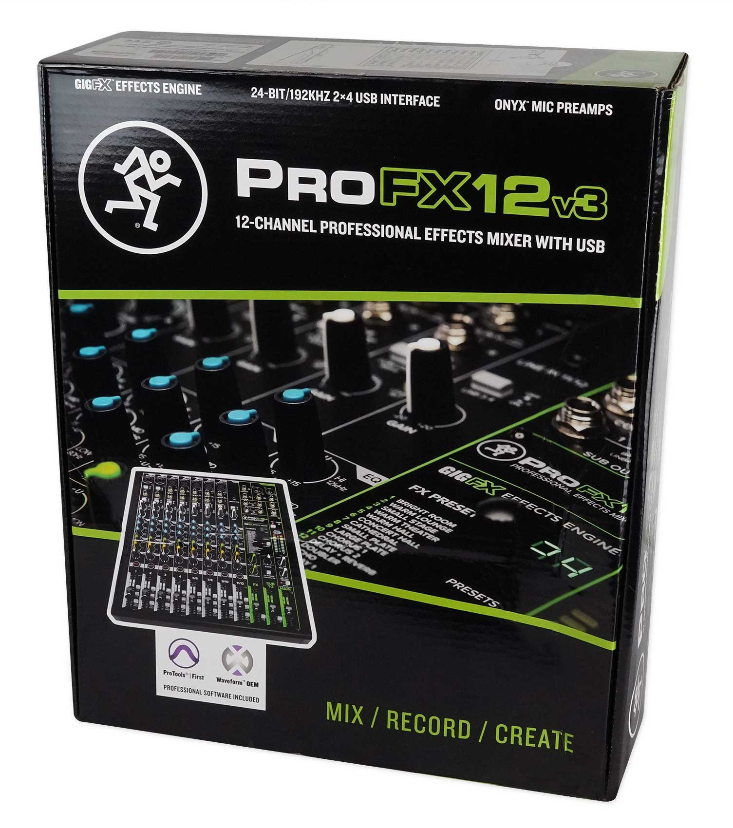 Mackie ProFX12v3 12-Channel Pro Effects Mixer w/USB ProFX12 v3 + Power Strip - Image 6