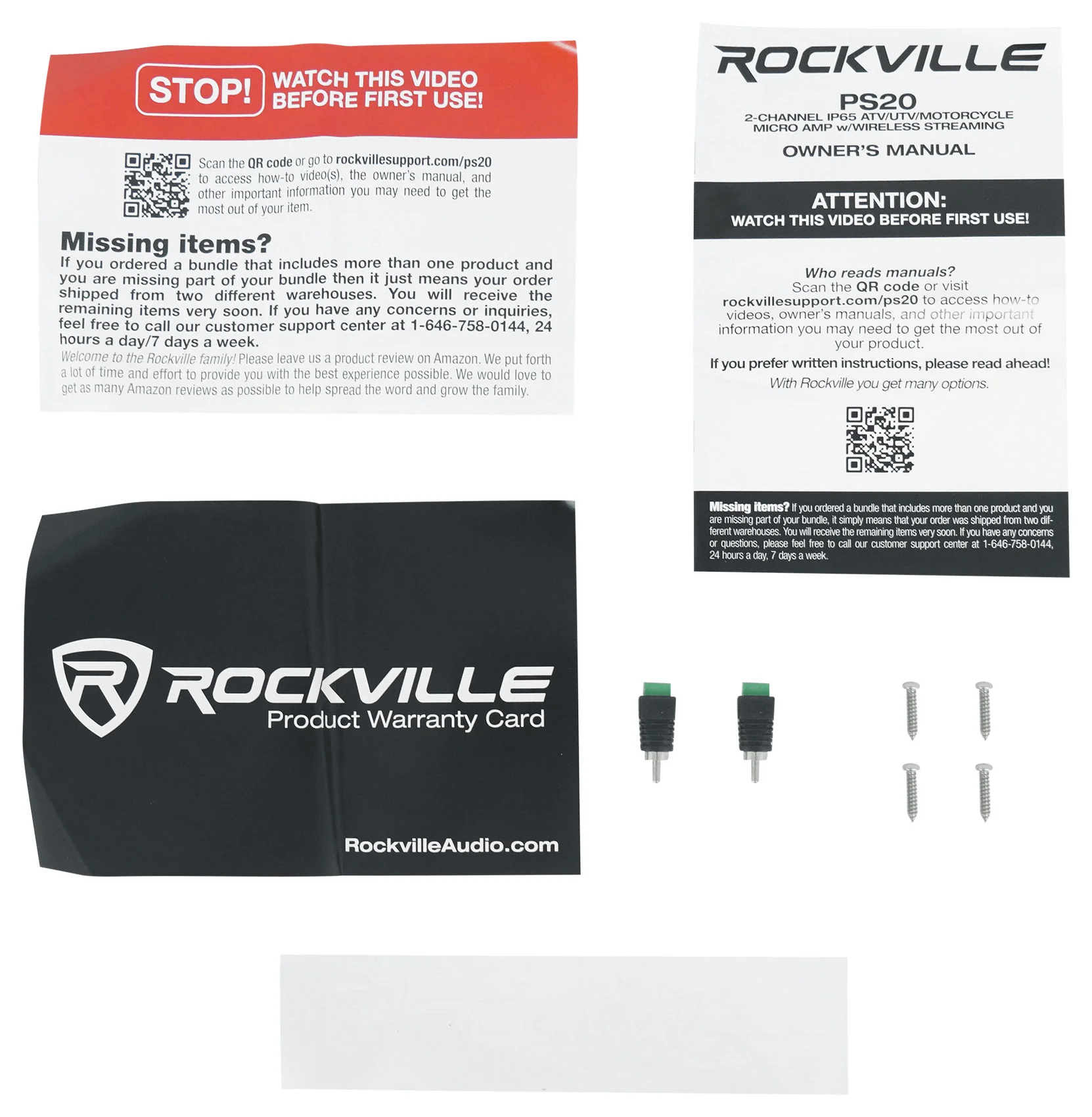PS20 Micro Amplifier + RWK8ATV 8GA Amp Kit Bundle - Image 19