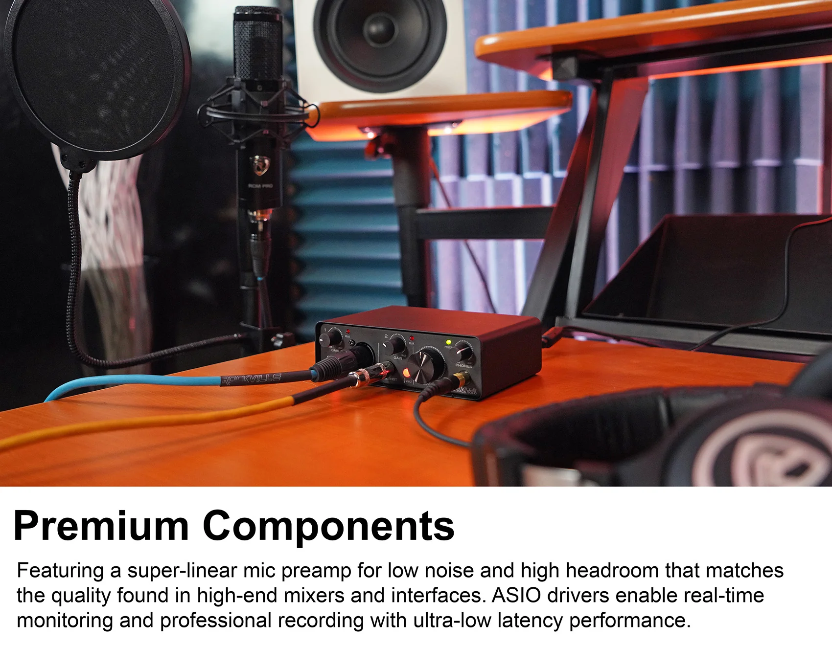 R-TRACK SOLO + APM5B Black Studio Monitors Bundle - Image 32