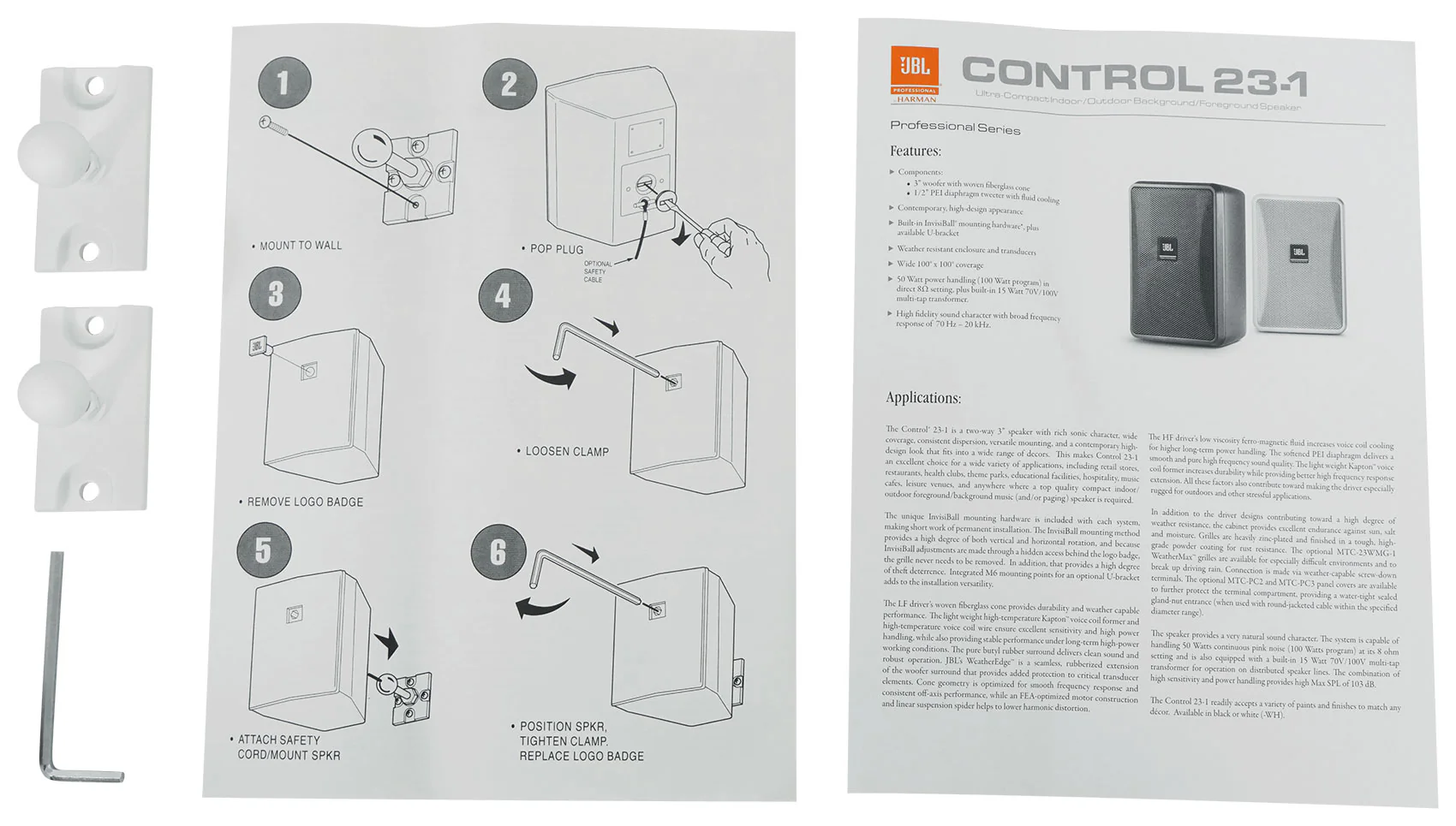 JBL Control 23-1 White 8-Pack + RCS180-6 6-Zone Amplifier Bundle - Image 13