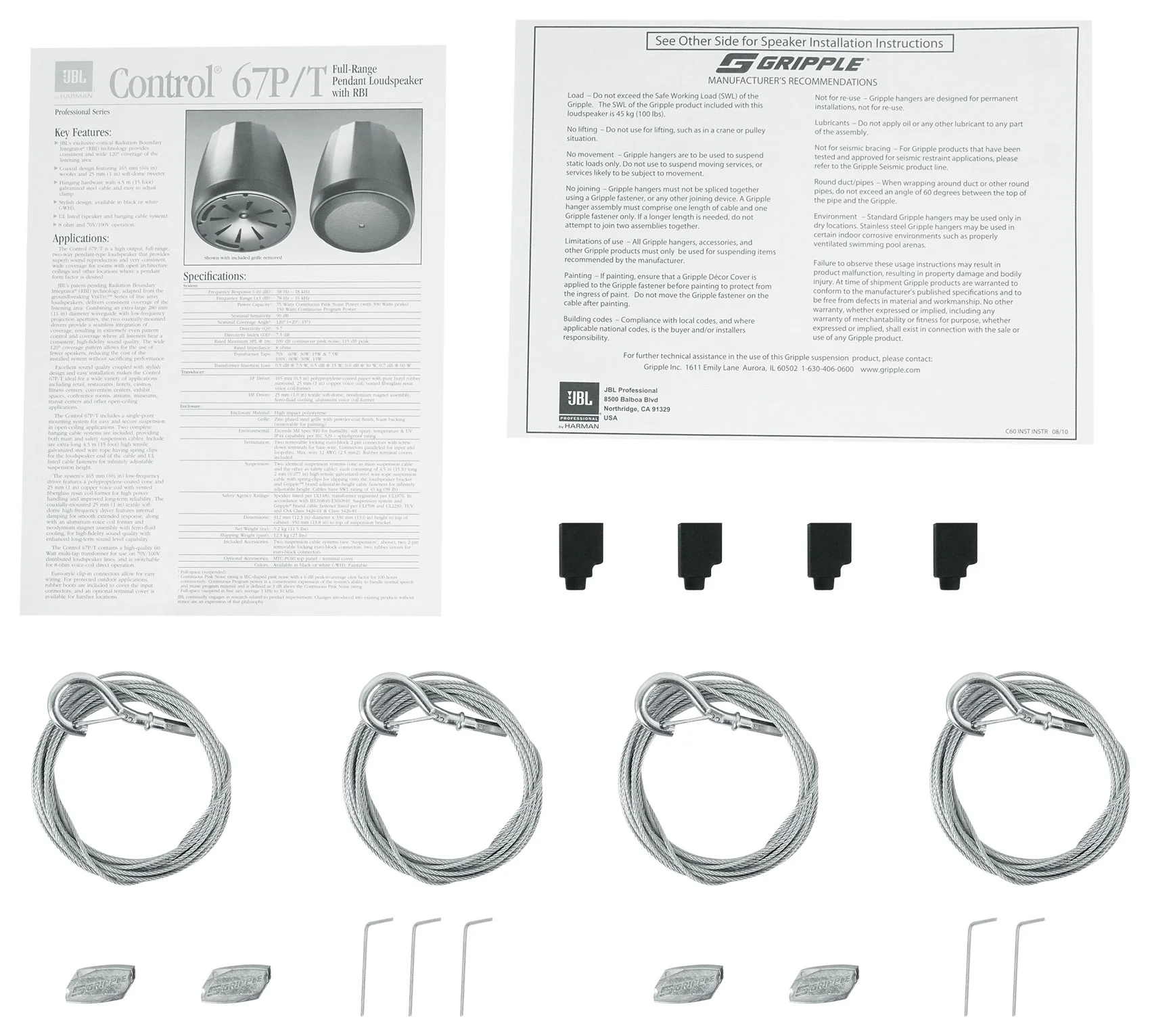 Control 67 P/T Black 2-Pack + RCS180-6 6-Zone 180W Amp Bundle - Image 11