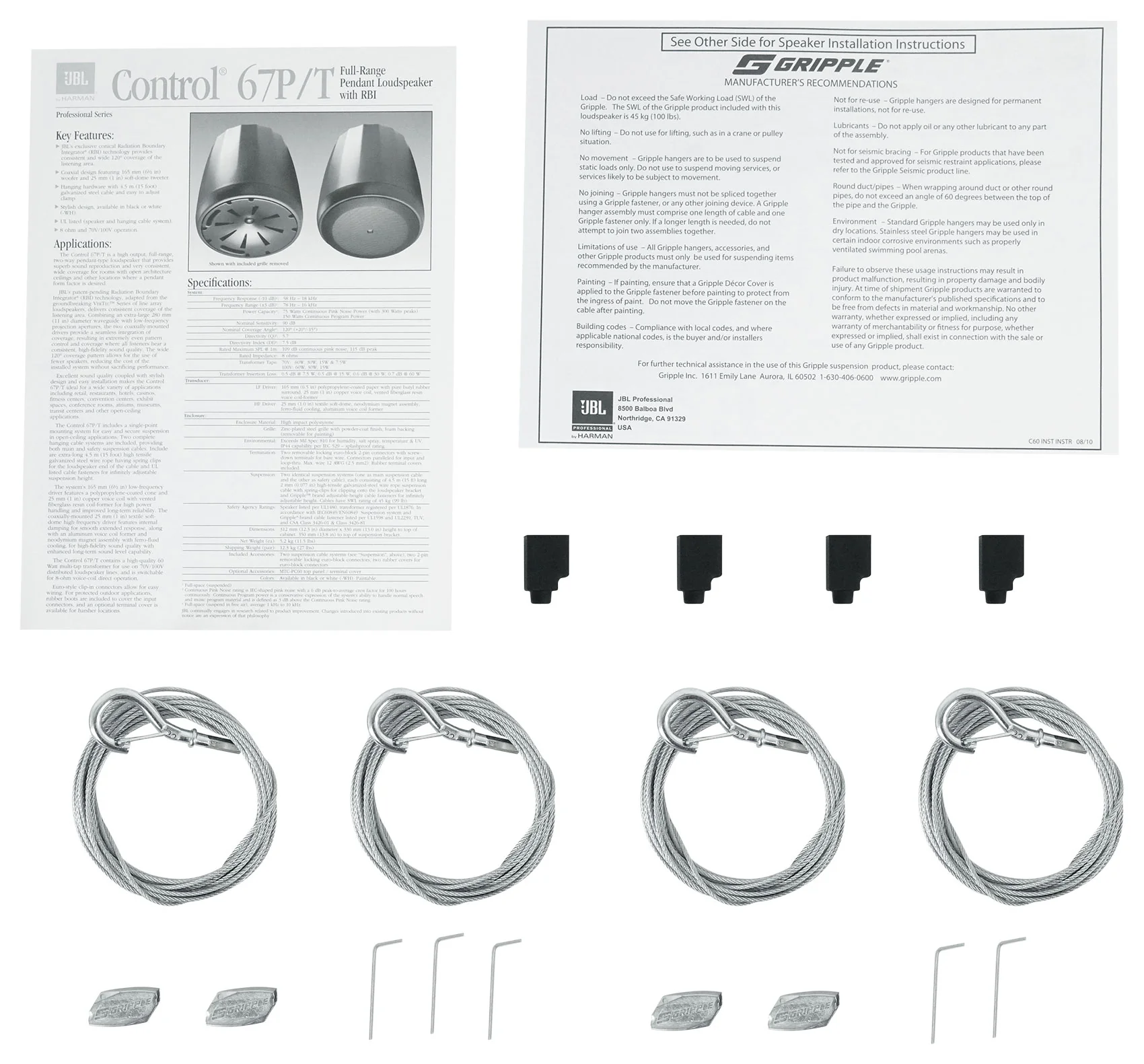 Control 67 P/T White 2-Pack + RCS180-6 6-Zone 180W Amp Bundle - Image 11