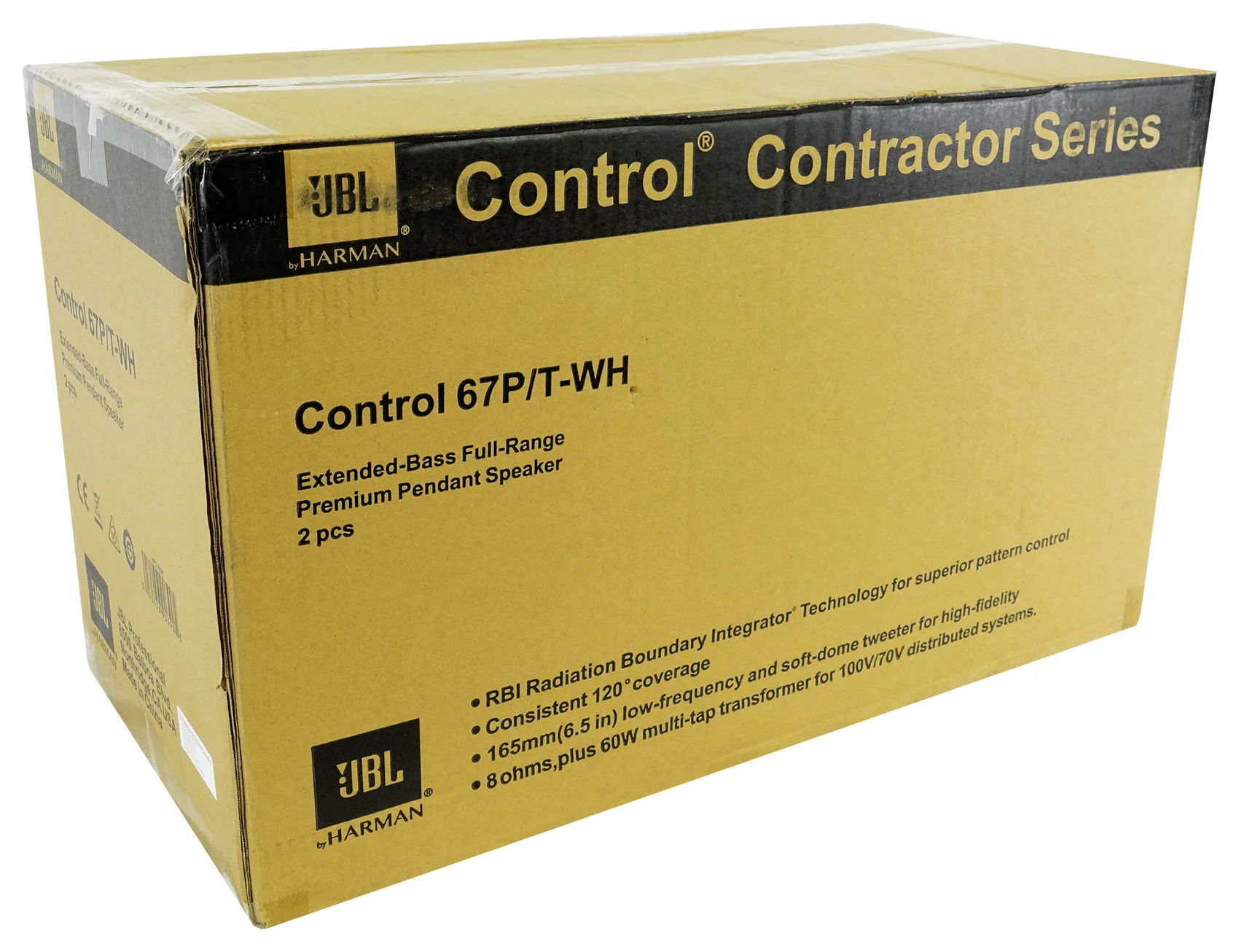 Control 67 P/T White 2-Pack + RCS180-6 6-Zone 180W Amp Bundle - Image 12