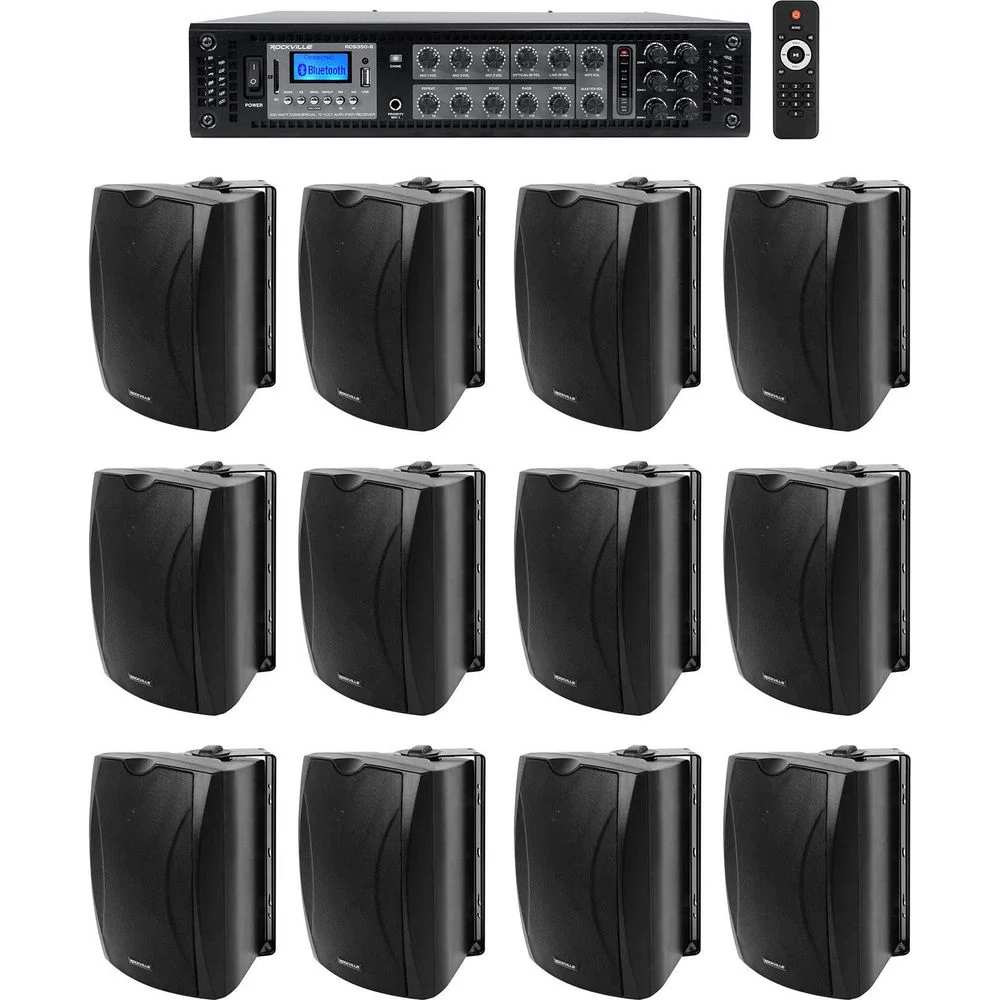 WET-6 Black 12-Pack + RCS350-6 Amplifier Bundle - Image 2