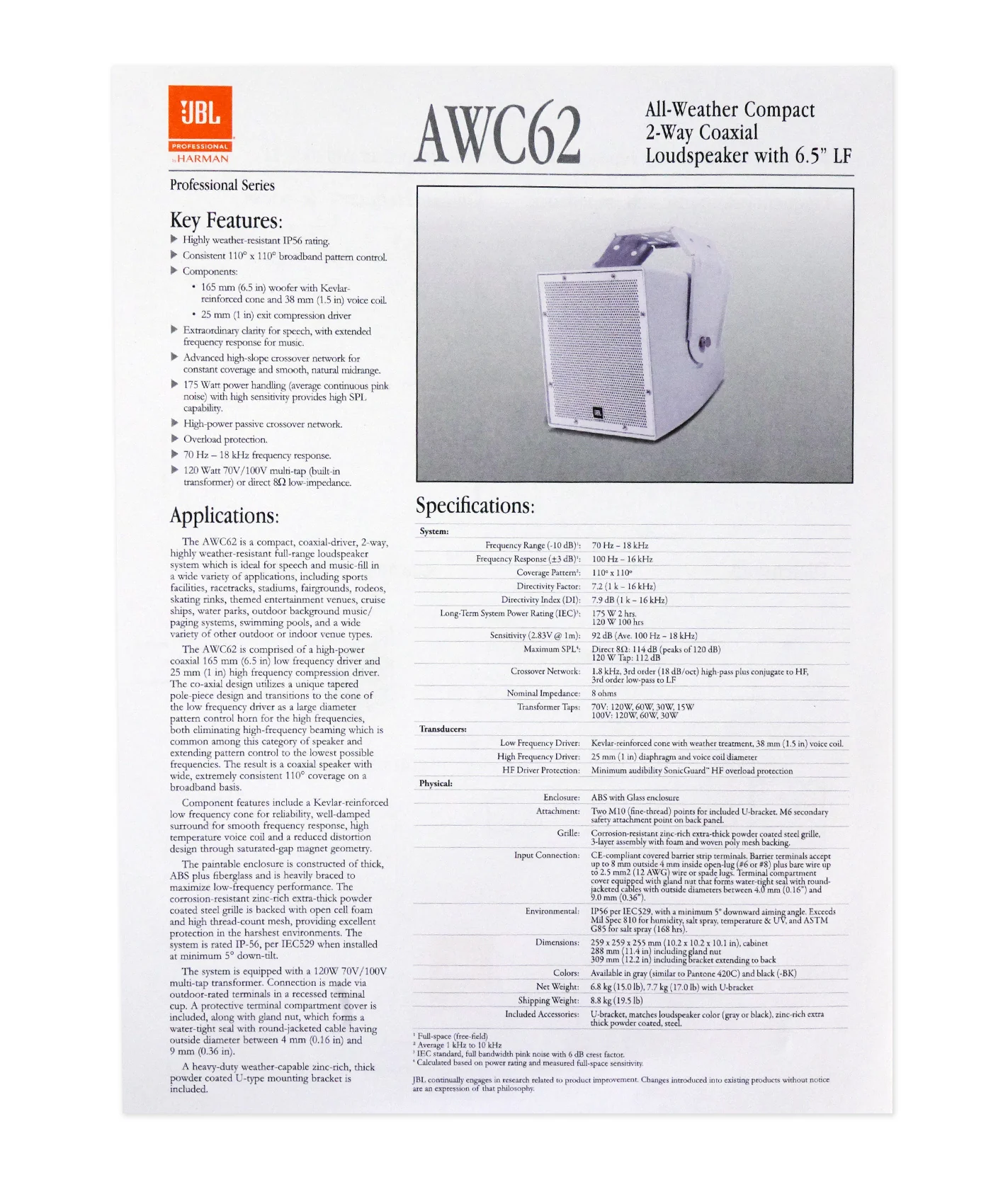 AWC62 Black Pair + RCS350-6 Amplifier Bundle - Image 8