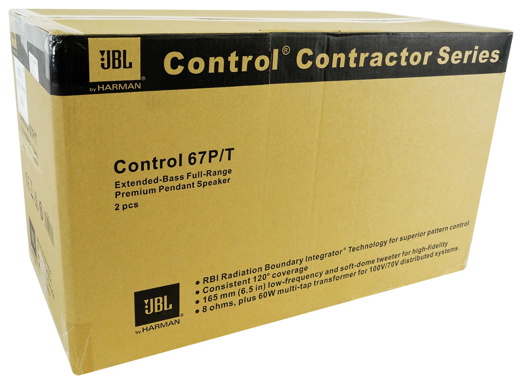 Control 67P/T Black 4-Pack + RCS350-6 6-Zone 350W Amp Bundle - Image 3