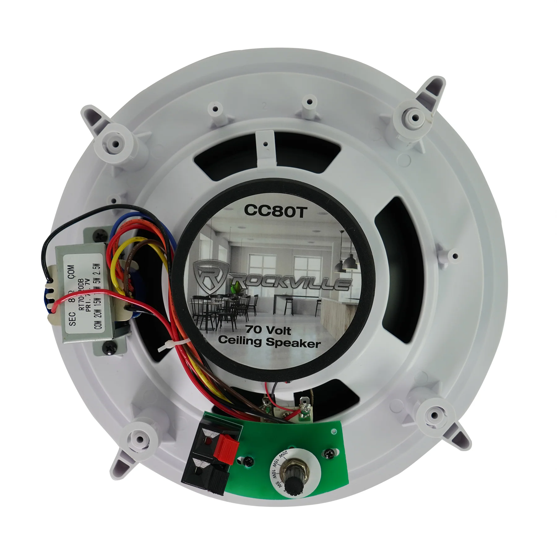 CC80T White 16-Pack + RCS350-6 6-Zone 350W Amp Bundle - Image 12