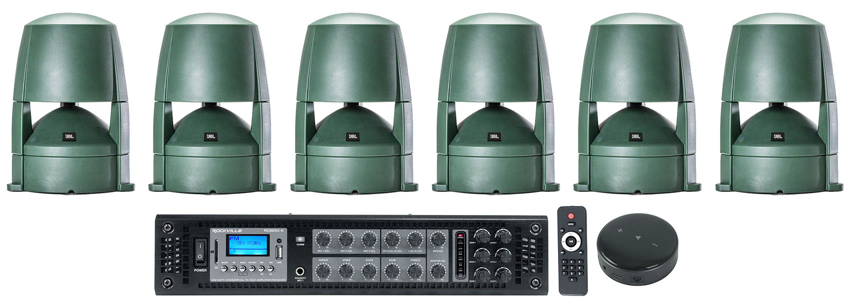 RCS650‑6 + CONTROL 88M 6-Pack + WiiM Mini Bundle