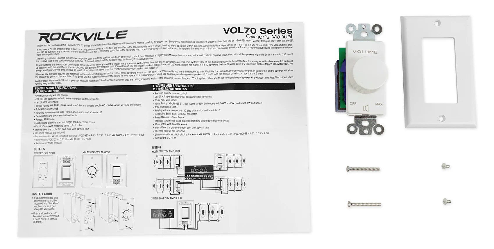 CCL6T White 8-Pack + VOL70100 + RCS80-1 Bundle - Image 6
