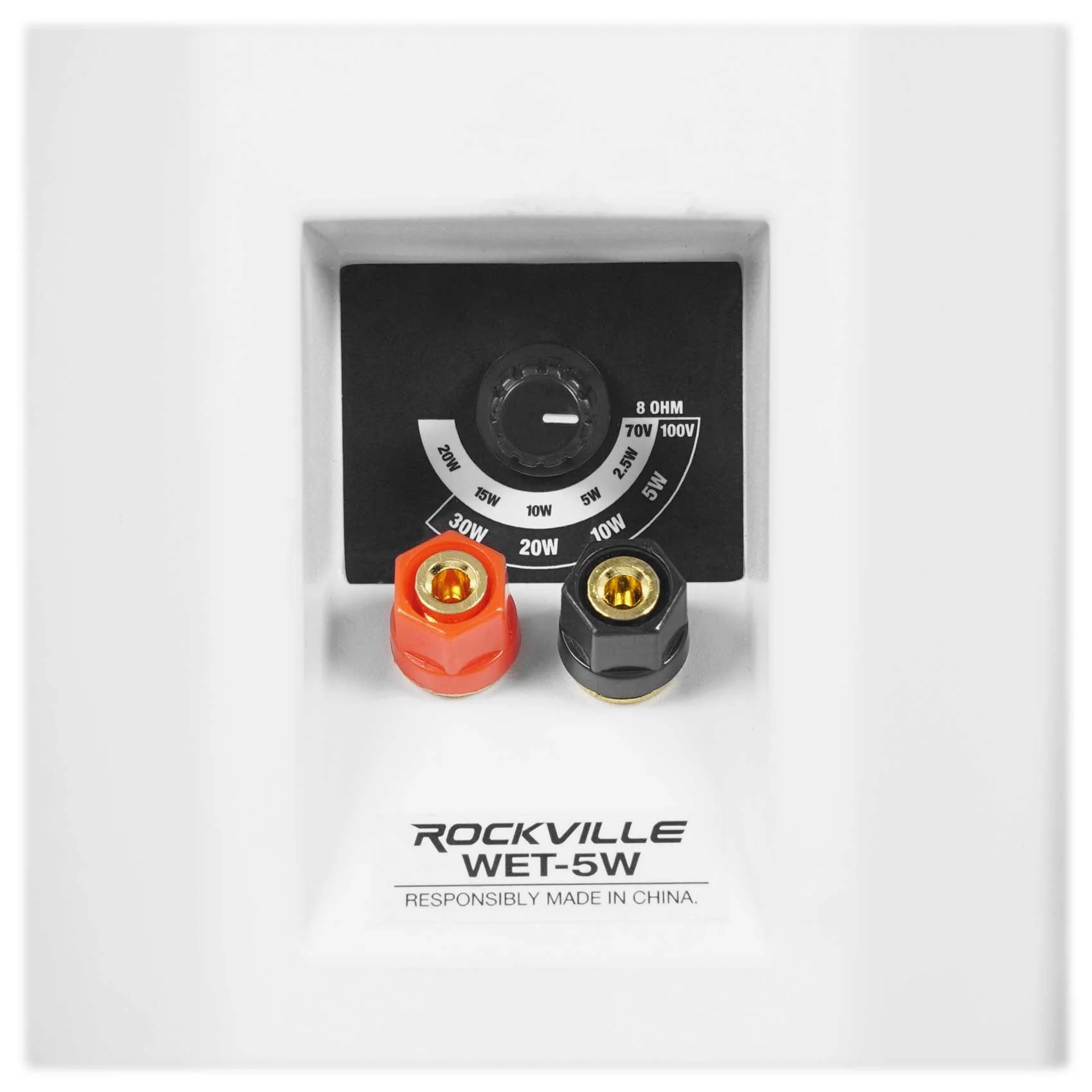 RCS80-1 60W Amplifier + WET-5W White Outdoor Speakers 2-Pack + VOL70100 White Bundle - Image 5