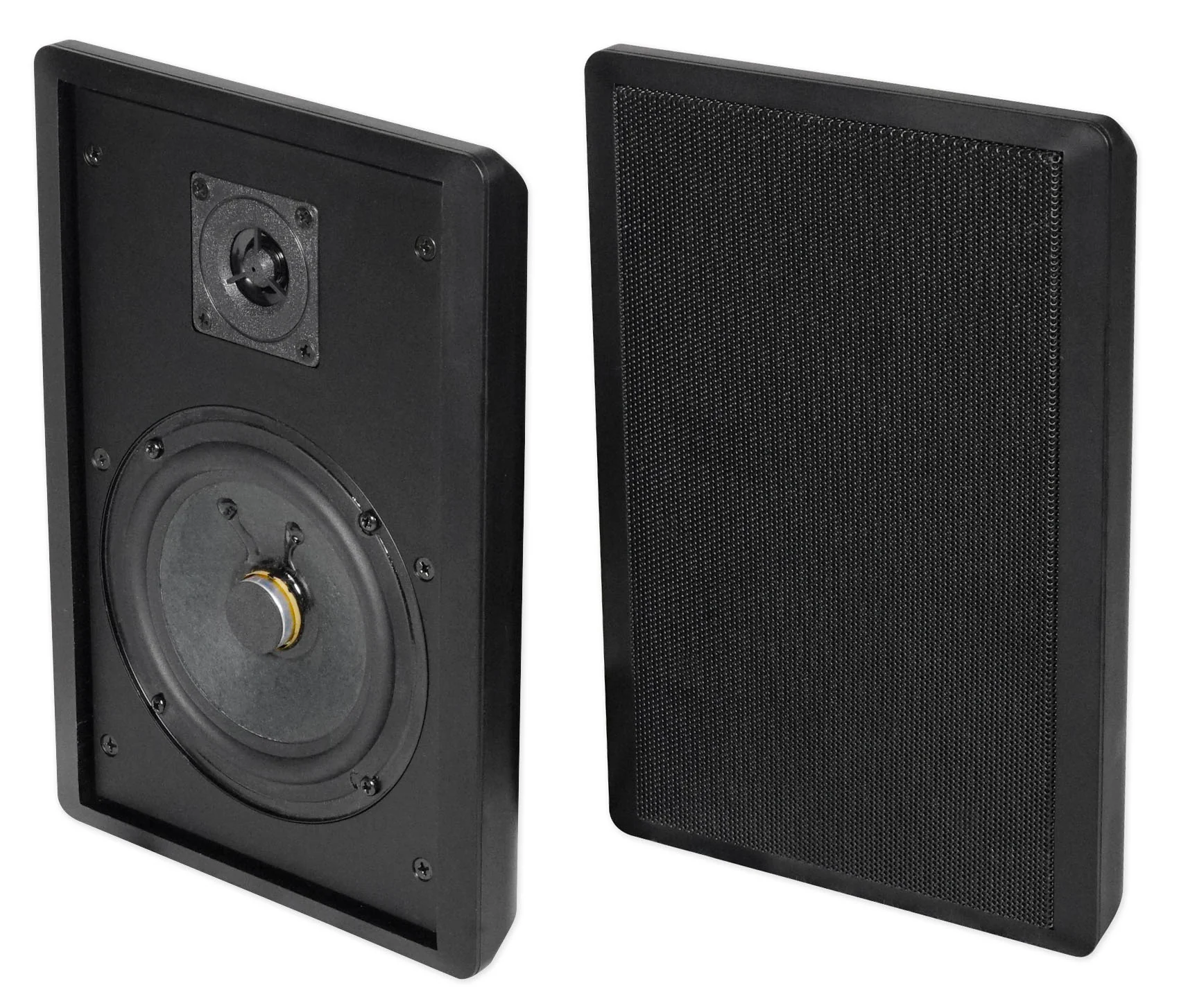 RCS80-1 60W Amplifier + RockSlim 70B Black Wall Speakers 6-Pack Bundle - Image 13