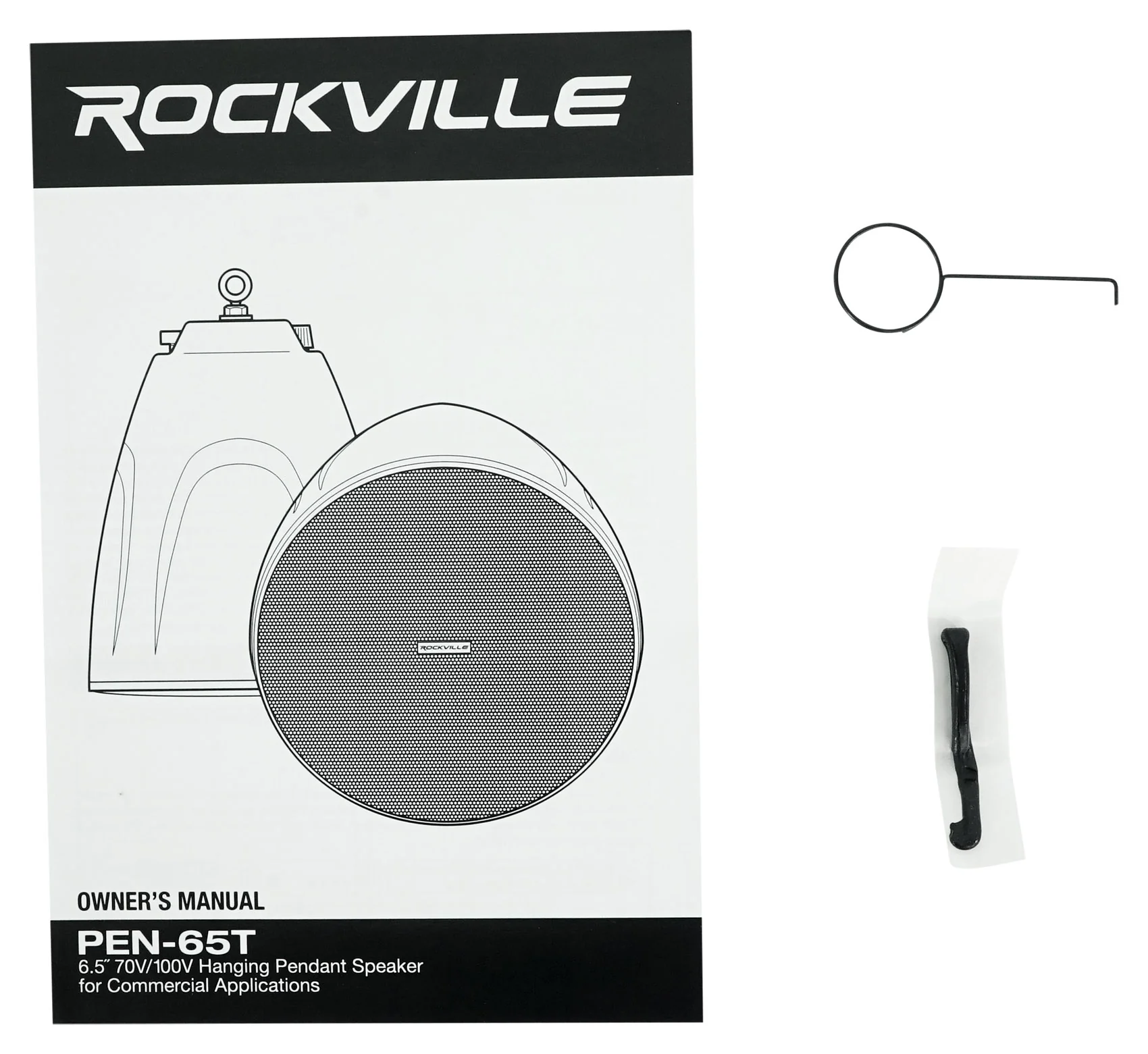 RCS80-1 60W Amp 4-Pack + PEN-65T Black Pendant Speakers Bundle - Image 22