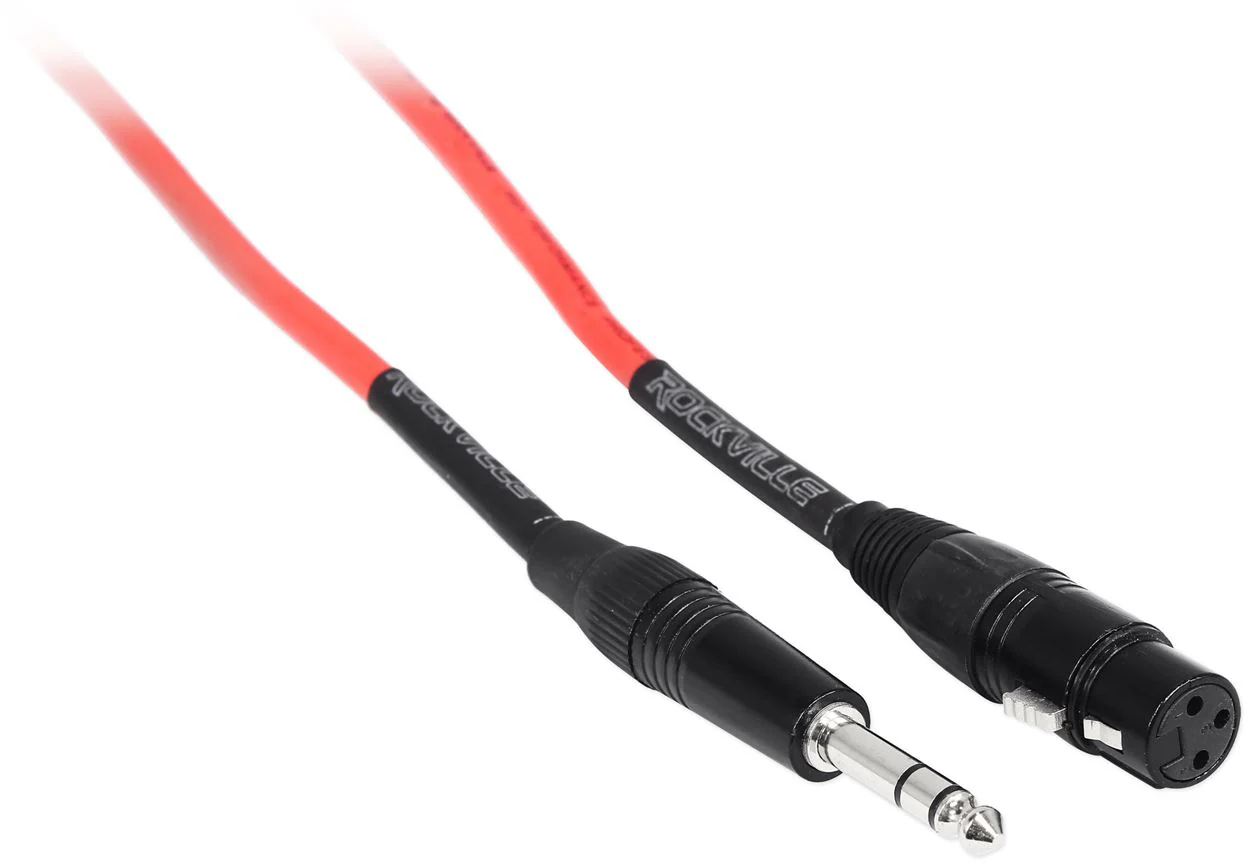 RCXFB25 25' XLR-F to TRS 4-Pack + Color Bundle - Image 5