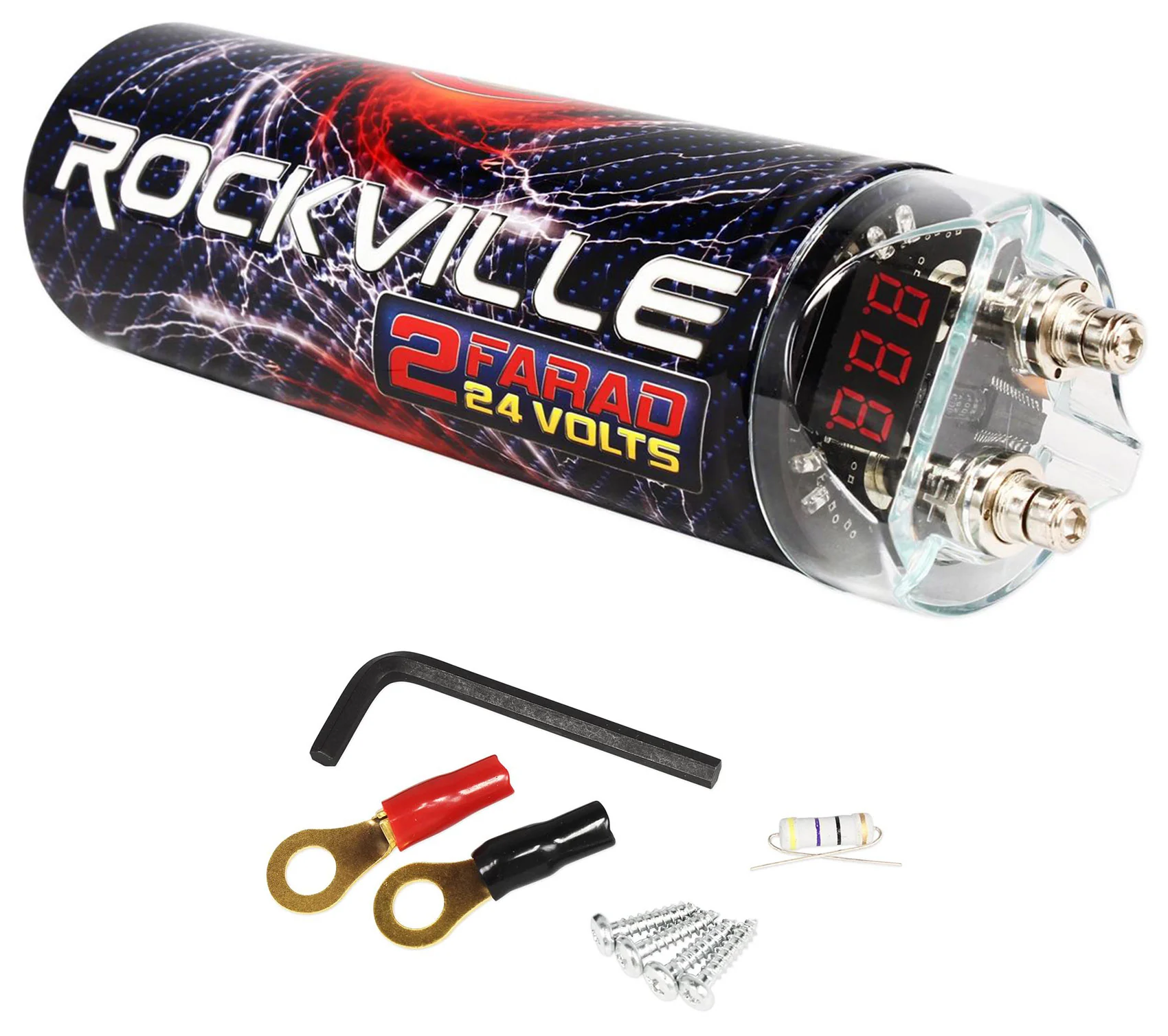 Dual Amp Install Kit + 2 Farad Power Capacitor Bundle - Image 12
