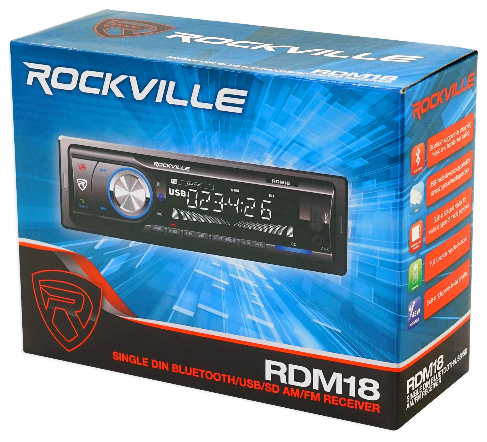 RDM18 7" 2-DIN Navigation Receiver + Subaru Install Kit Bundle - Image 9