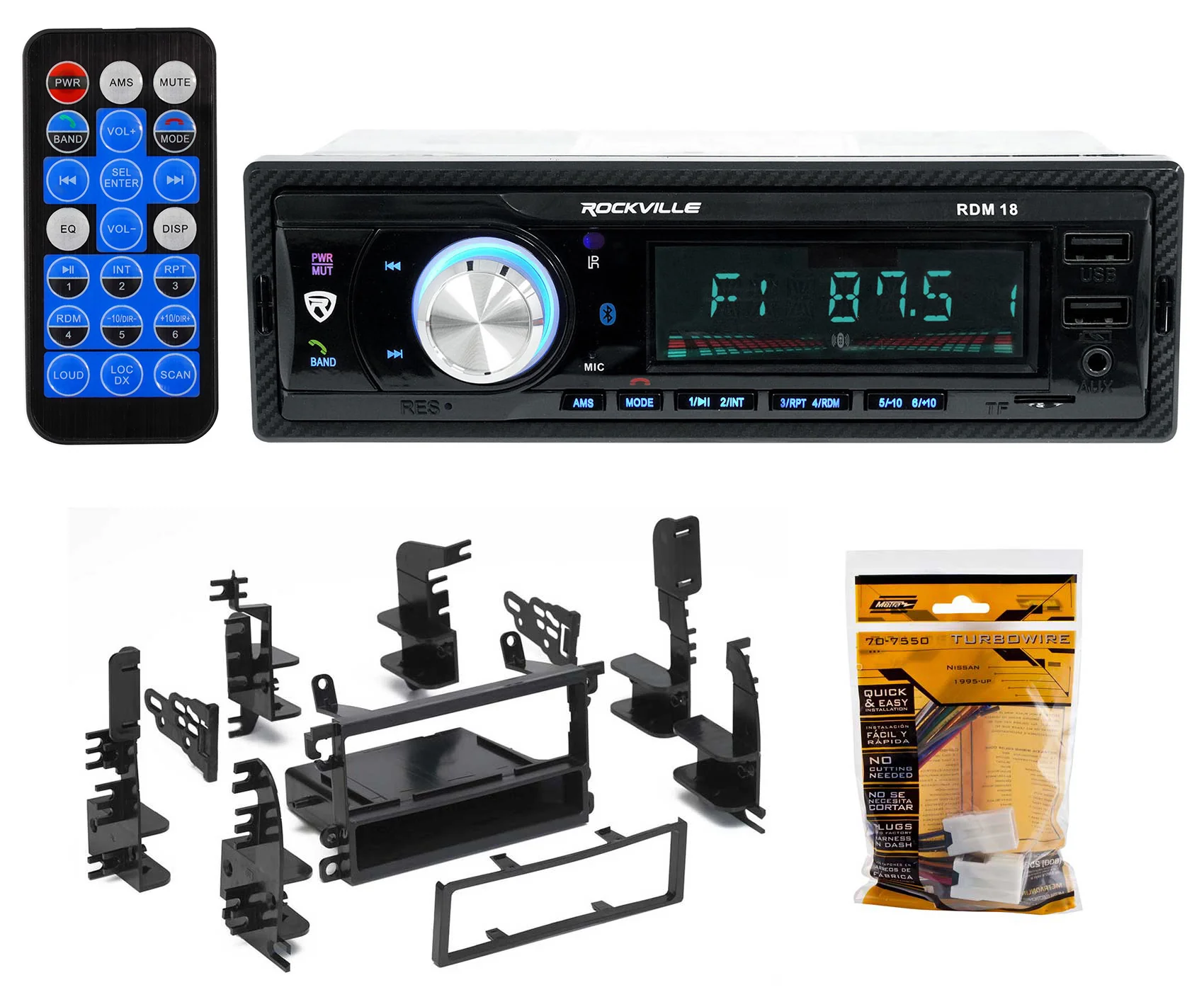 RDM18 Digital Media Receiver + Nissan Xterra Install Kit Bundle