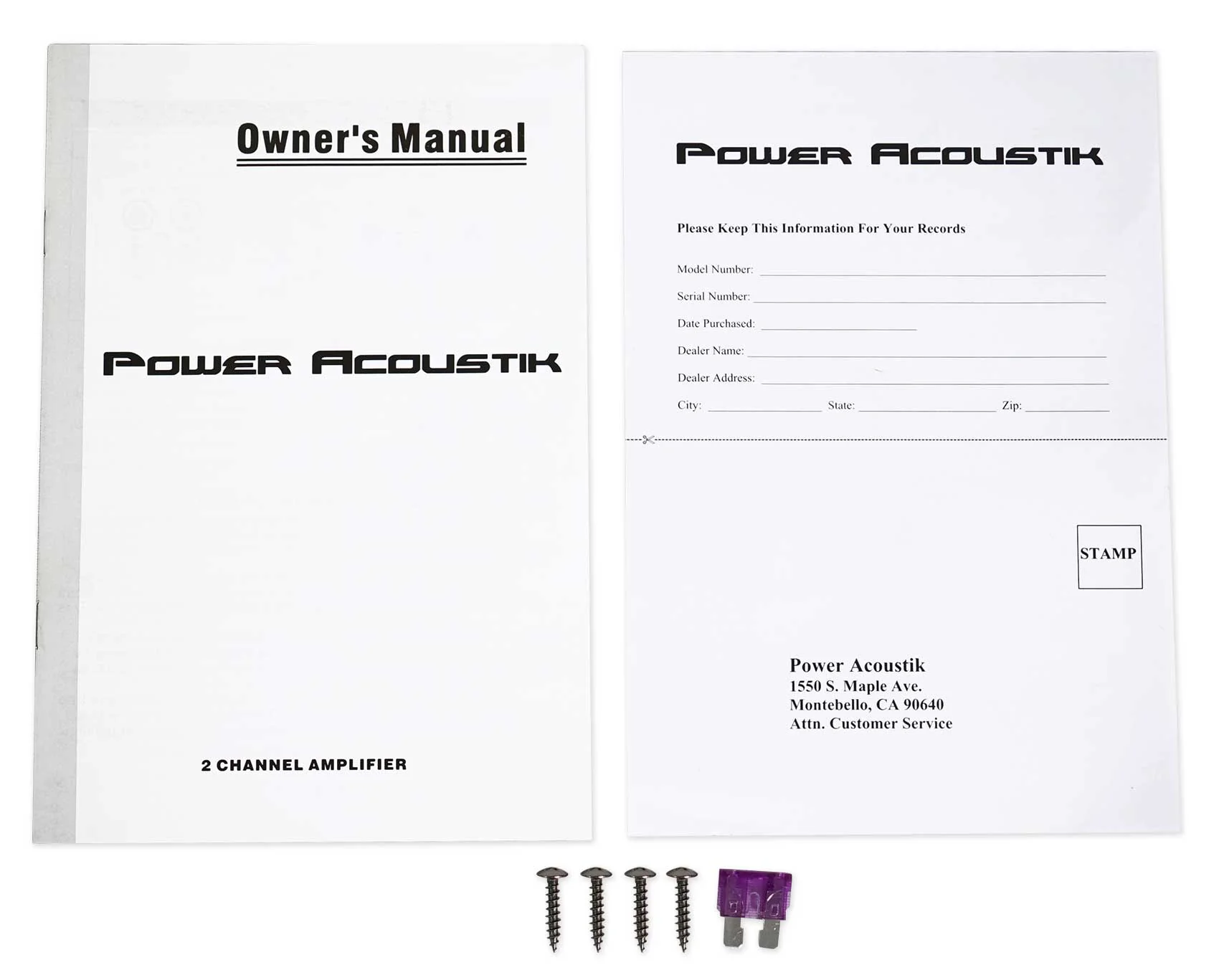 Power Acoustik RE2-1000D 1000 Watt 2-Channel Car Audio Amplifier Amp+Wire Kit - Image 7