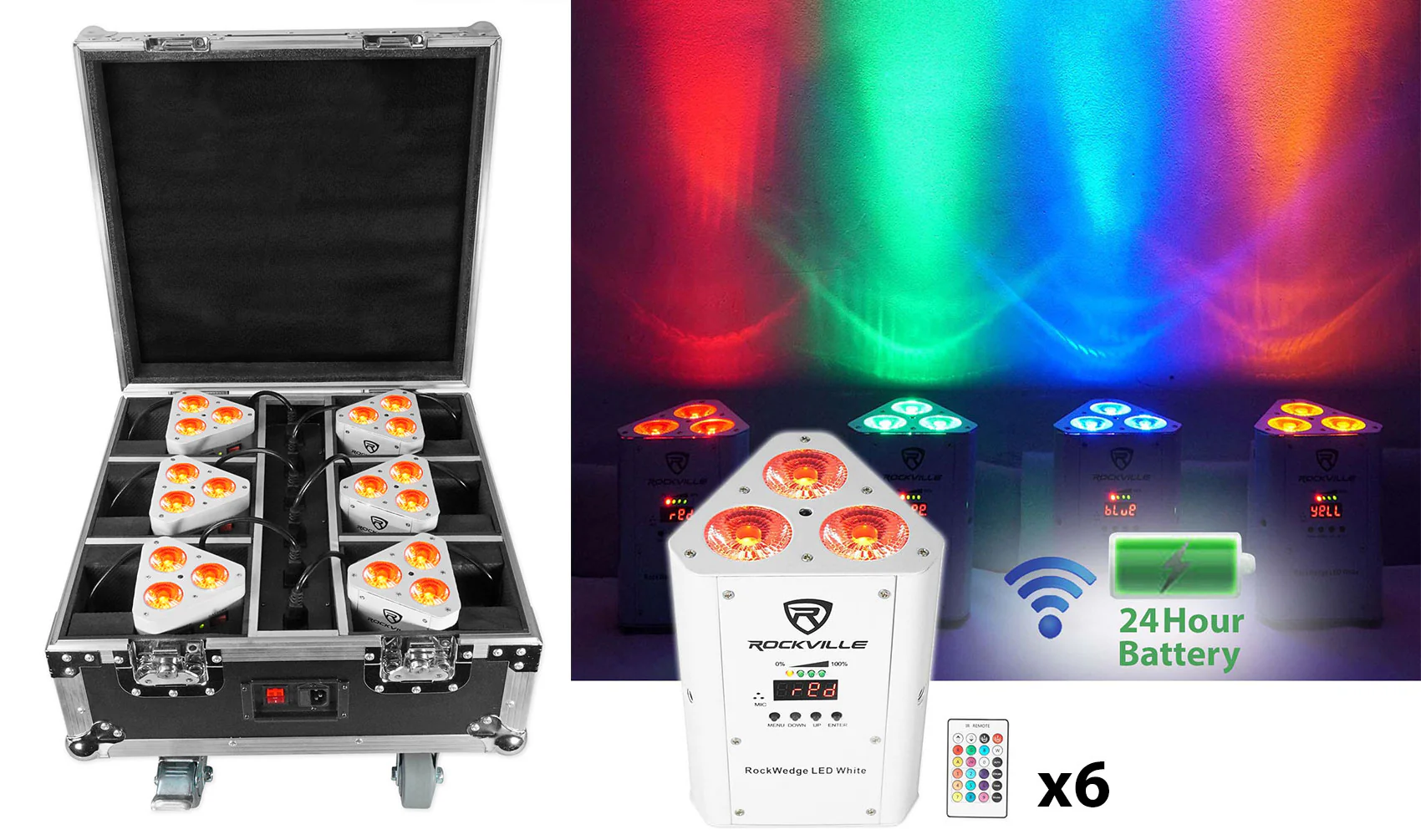 RFAAW DJ Facade + Totems + 6 Wireless Lights Bundle - Image 10