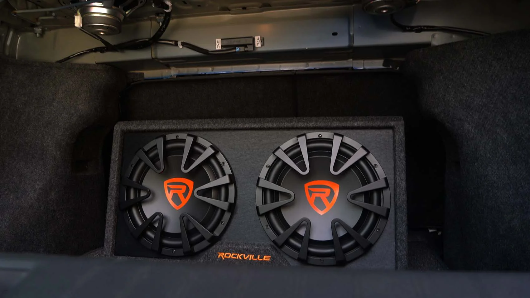 Dual 12" Slim Powered Sub + 8 Gauge Amp Kit Bundle - Image 3