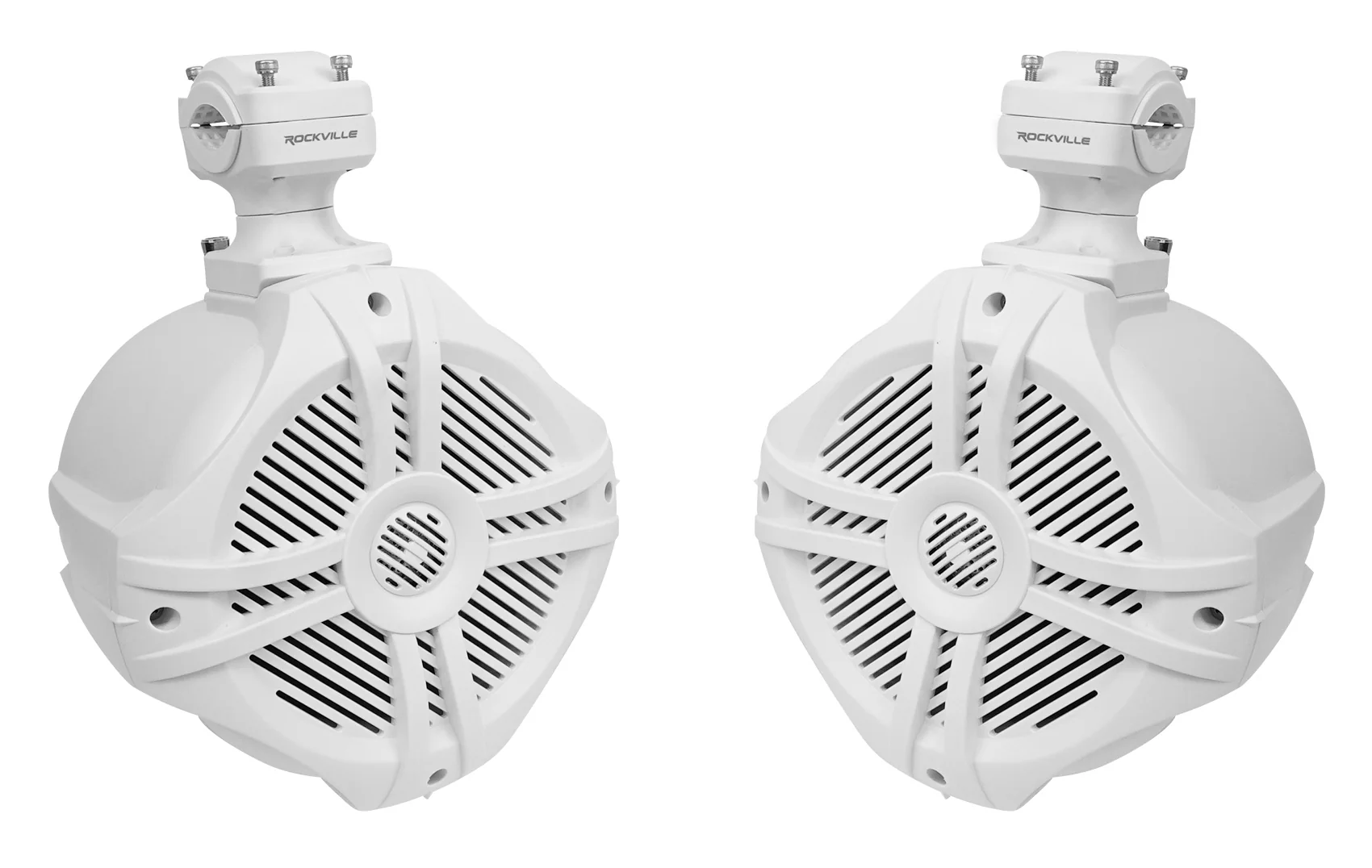 RWB70W White 4-Pack + LED 6.5" 2-Pack + Receiver + 6-Channel Amp Bundle - Image 5
