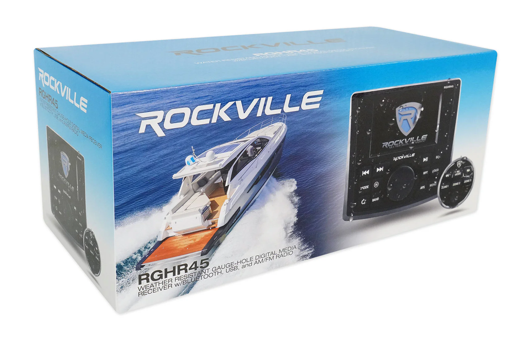 MS65W White 4-Pack + 4-Zone Marine Receiver Bundle - Image 2