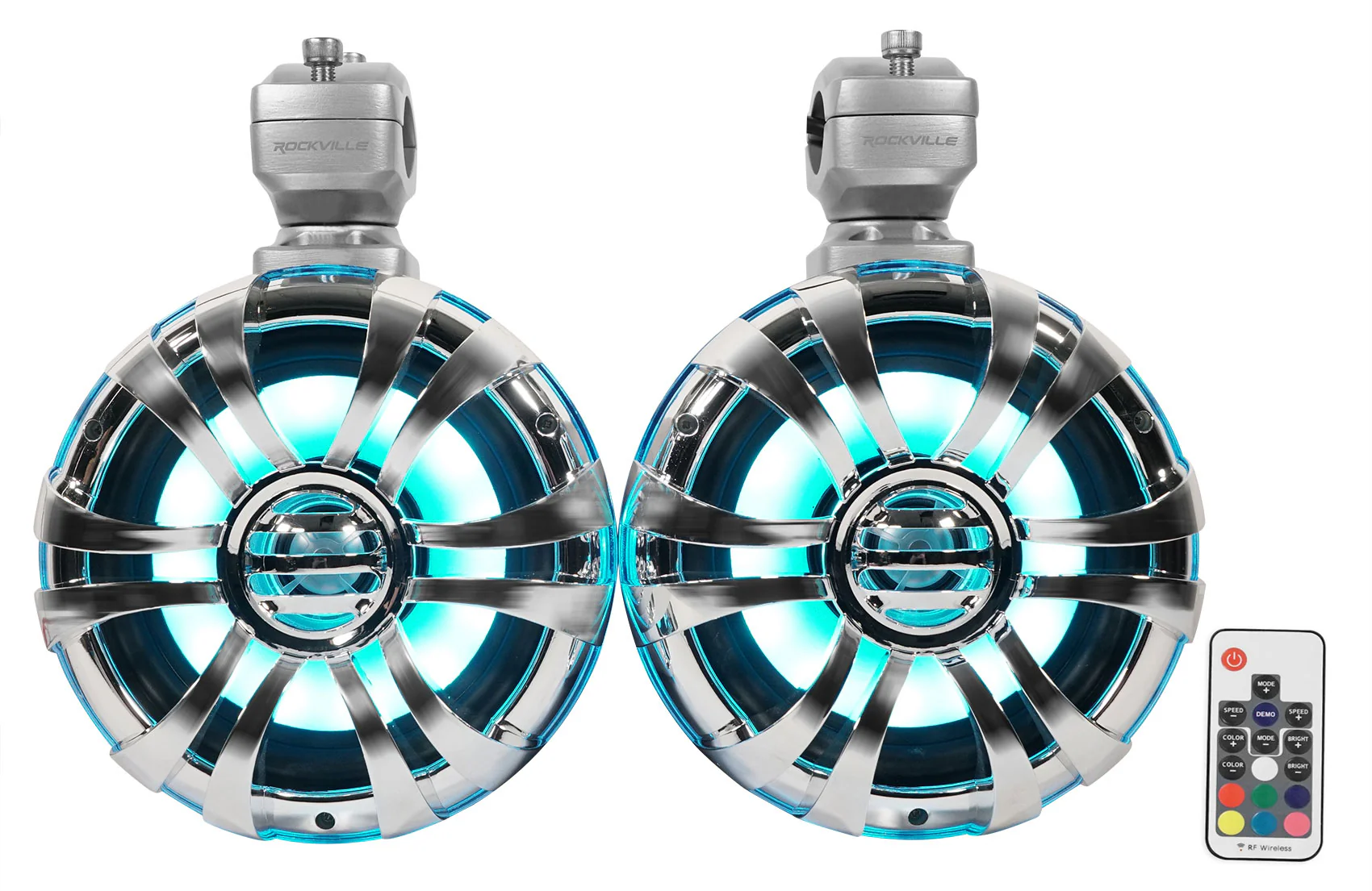 RGHR45 Marine Receiver + WB65KLED 6.5" Tower Speakers 2-Pack Bundle - Image 4