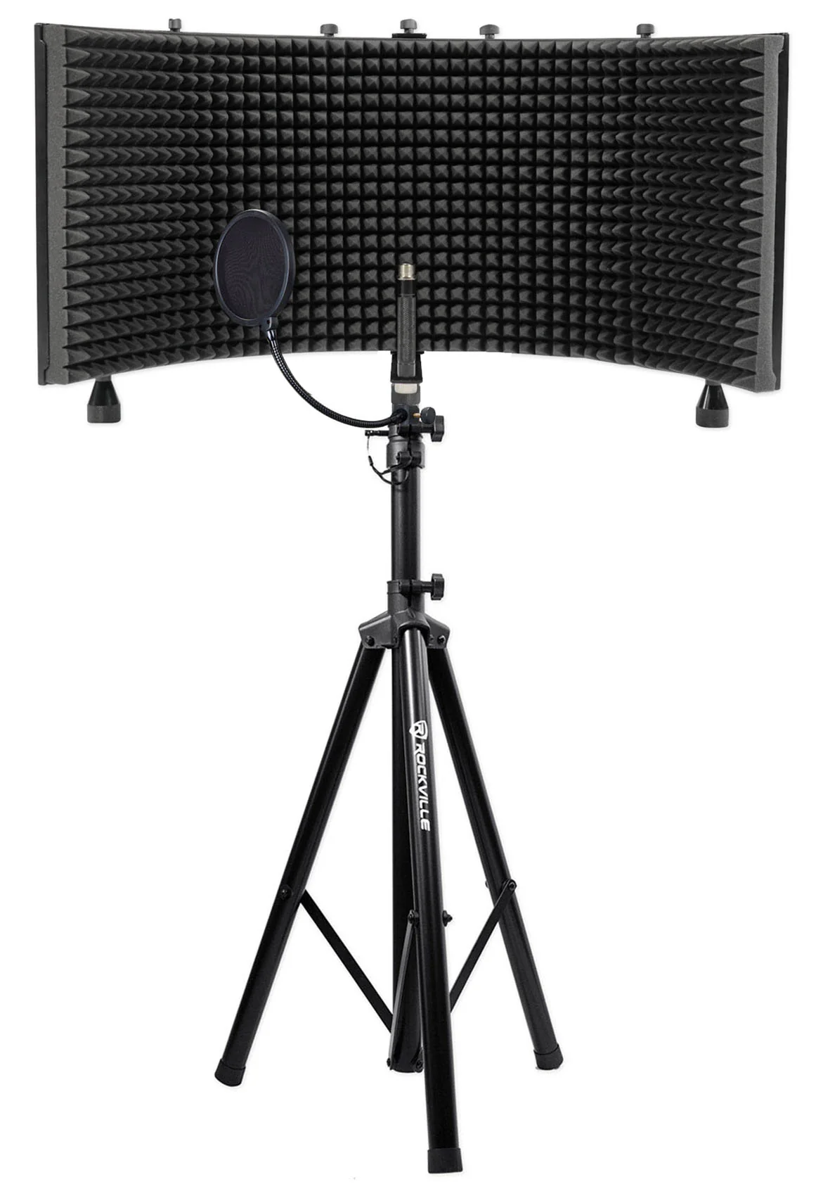 RockShield 3 + Tripod Stand + Samson PS04 Pop Filter Bundle