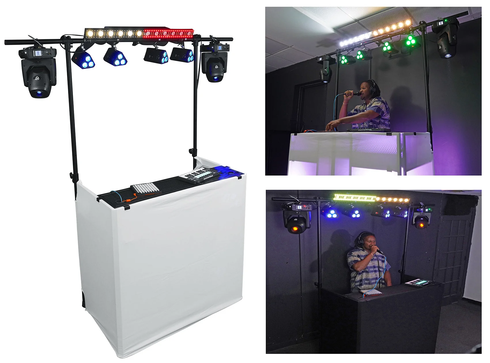 ROCKBOOTH TRUSS DJ Booth + BATTERY PAR 50 White 2-Pack Bundle - Image 15