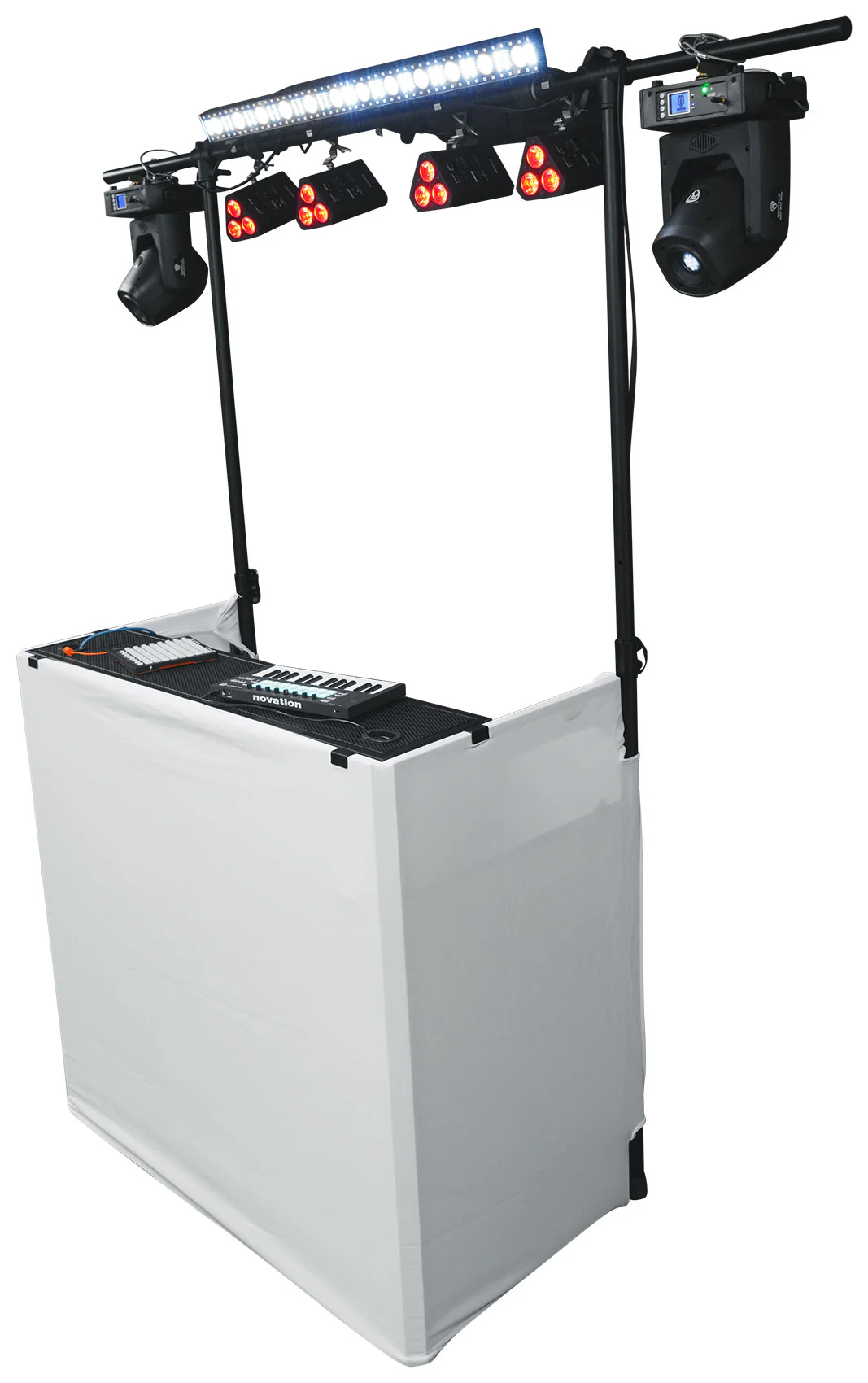 ROCKBOOTH TRUSS DJ Booth + BATTERY PAR 50 White 2-Pack Bundle - Image 24