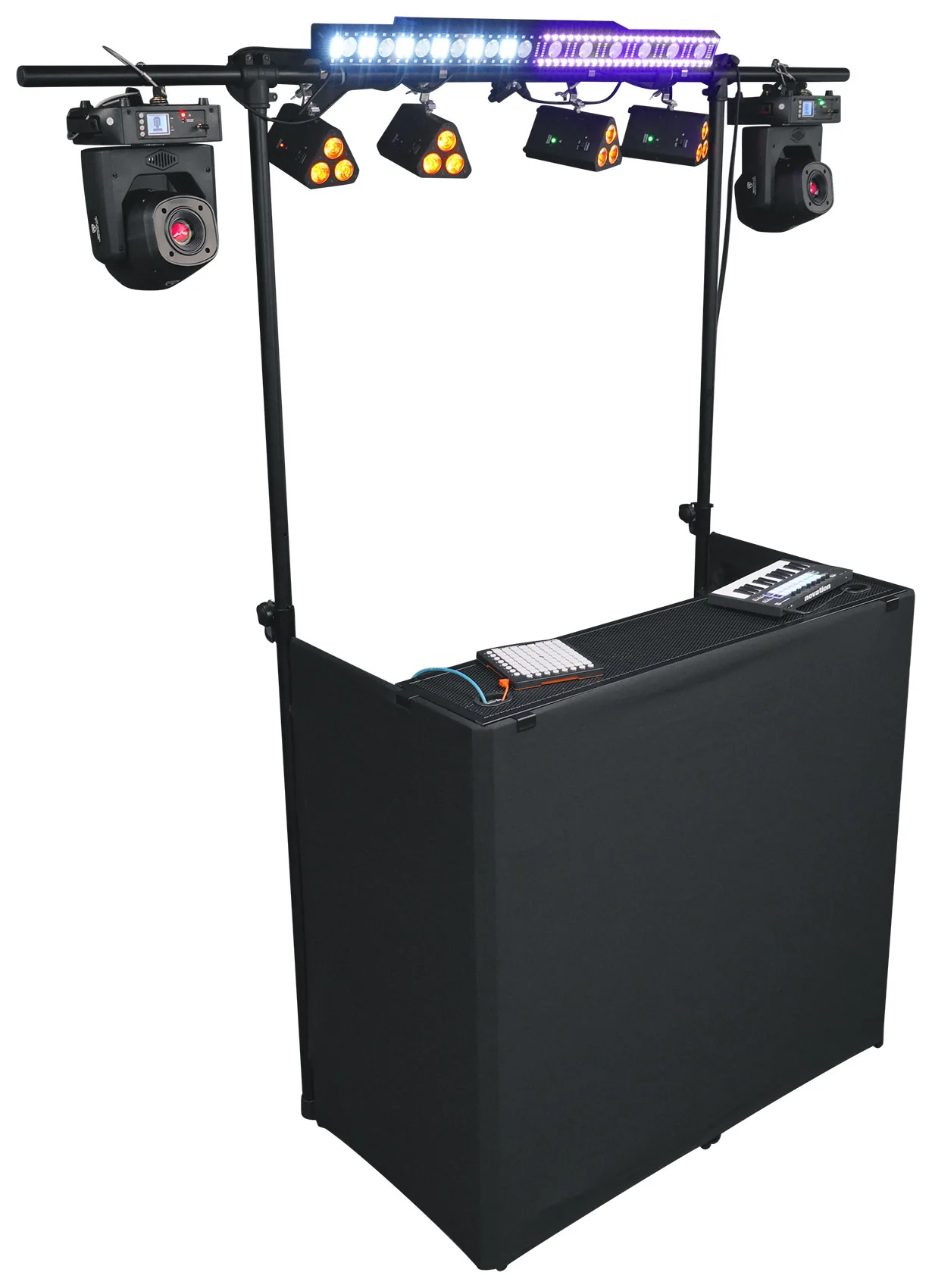 ROCKBOOTH TRUSS DJ Booth + BATTERY PAR 50 White 2-Pack Bundle - Image 25