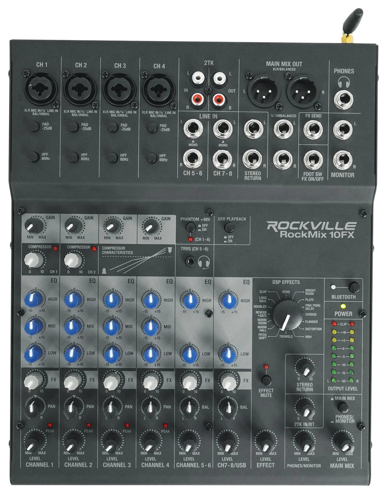 ROCKMIX 10FX + 4x RCM PRO Microphones Bundle - Image 37