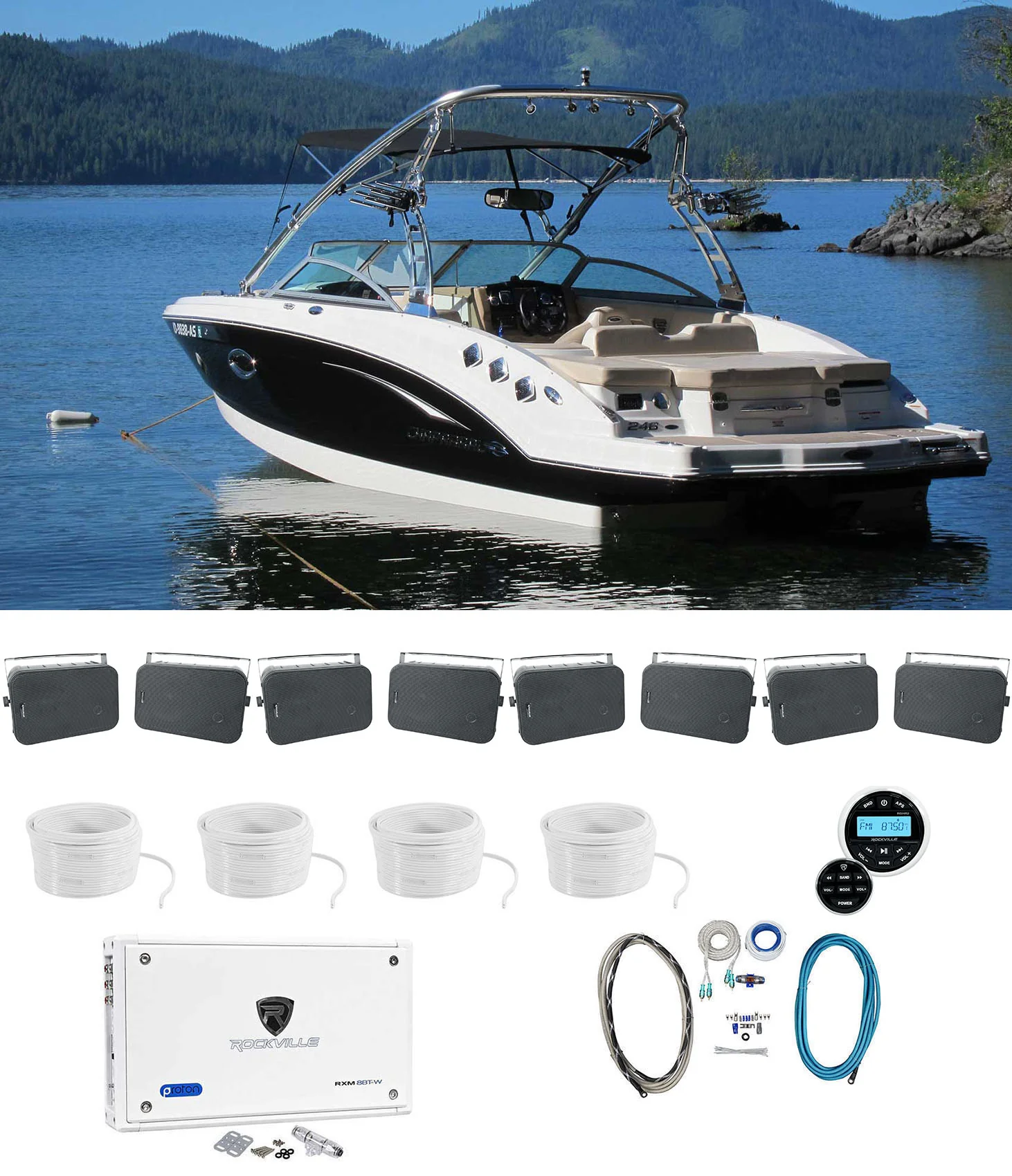 RGHR2+4-Pair HP65S Black+4 R14G50MSW BOAT