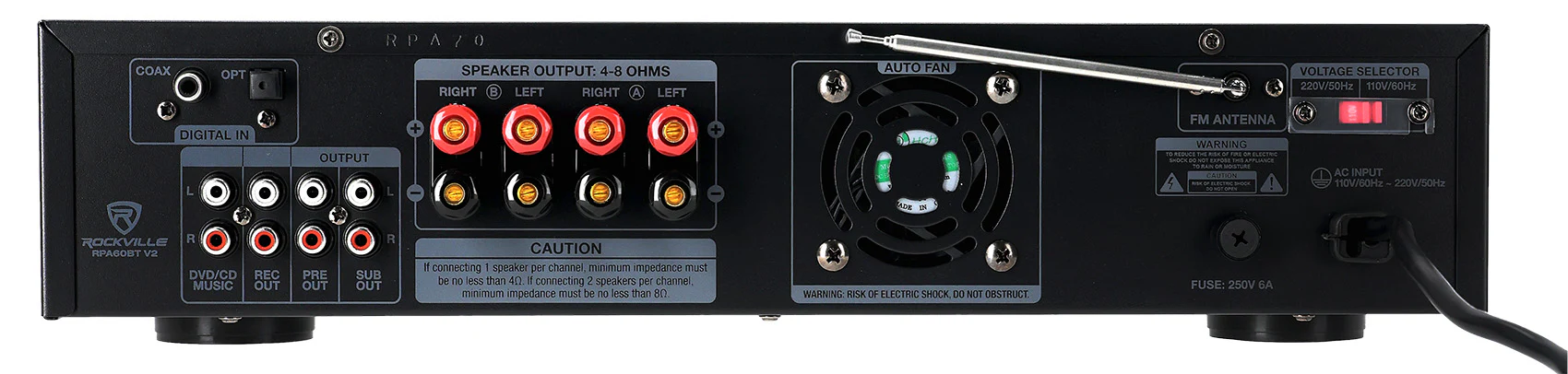 RPA60BT Receiver + REQ42-B 2 x 21-Band EQ Bundle - Image 6