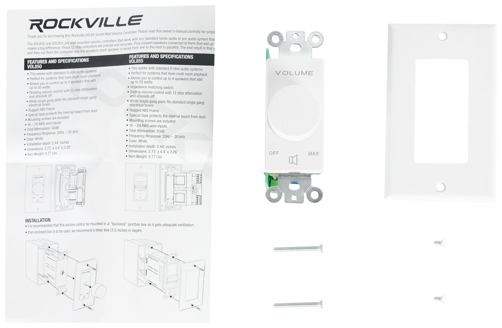 RPA60BT 8-Pack + VOL850 Wall Volume Controllers Bundle - Image 14