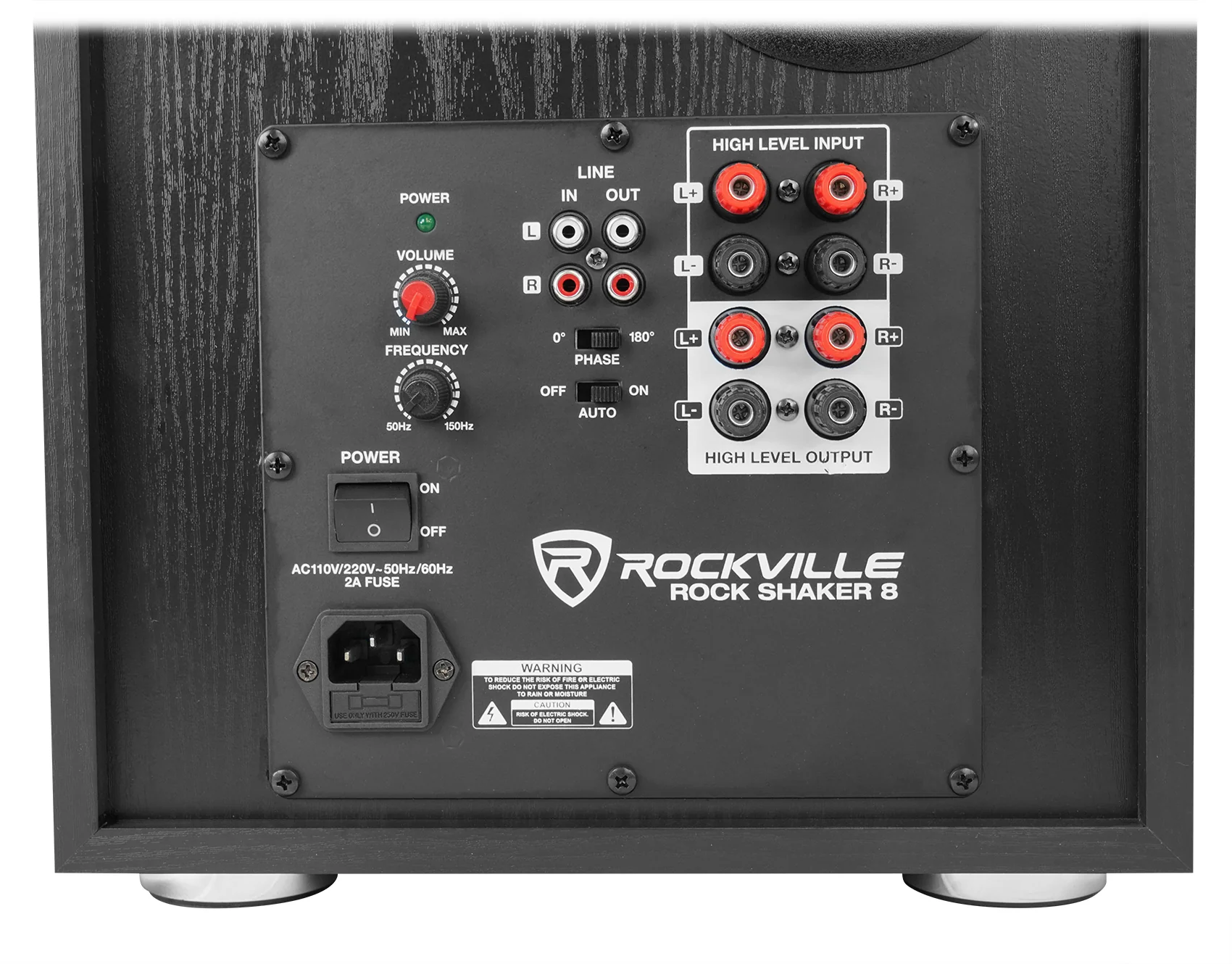RPA60BT 8-Pack + Rock Shaker 8 Subwoofer Bundle - Image 14