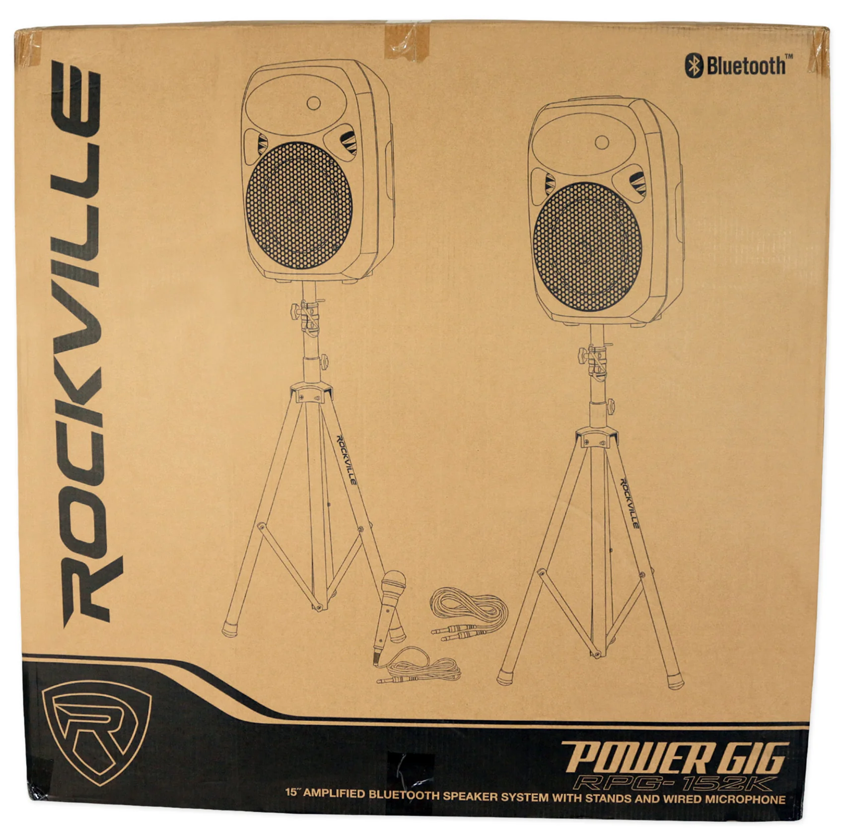 RPG152K Karaoke Bundle with Wireless Microphones and Tablet Stand - Image 13