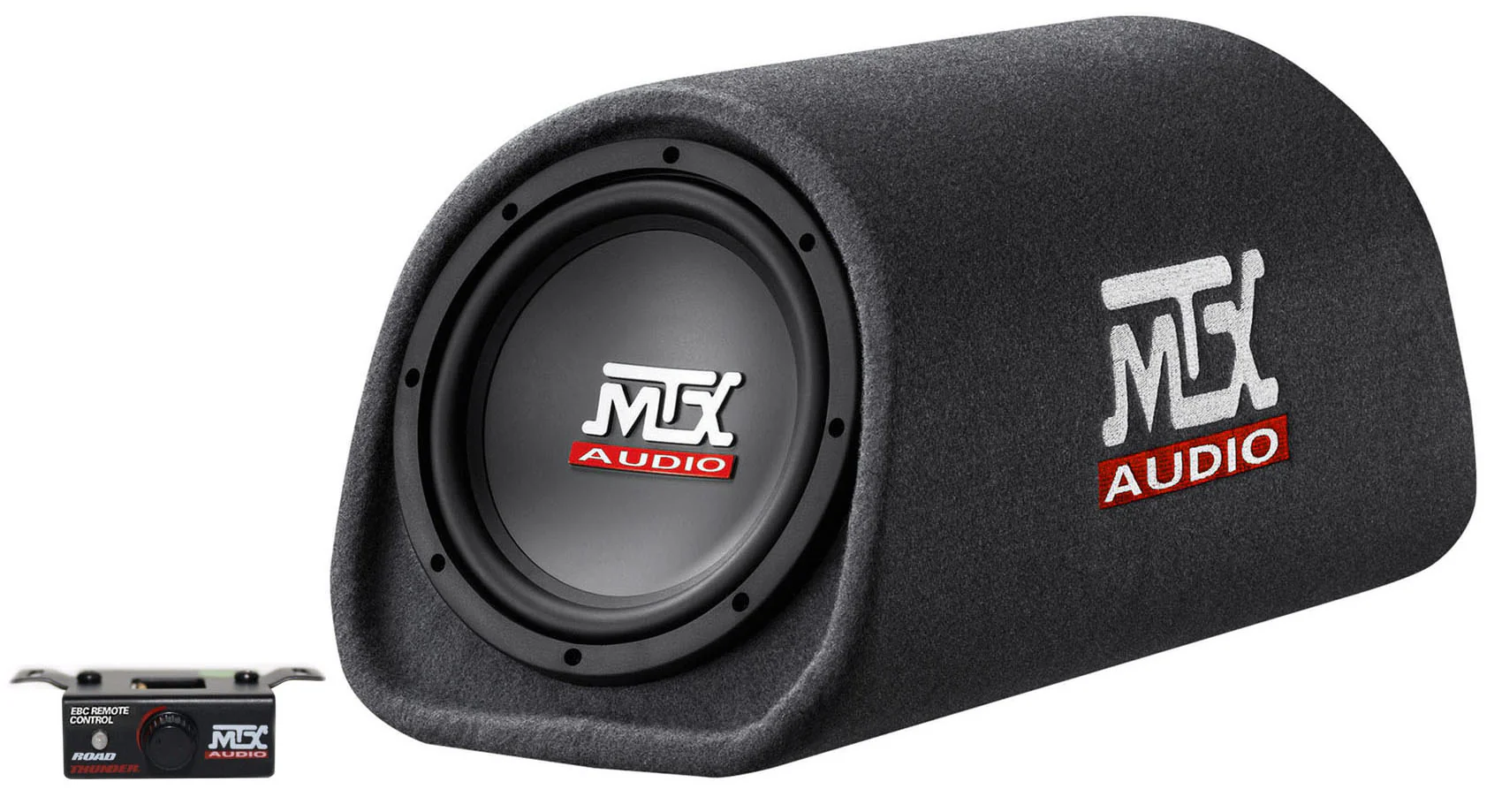 MTX Road Thunder RT8PT 8β 240 Watt Powered Vented/Ported Bass Tube+Amp Wire Kit - Image 2