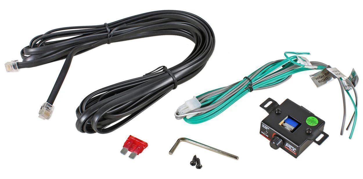 MTX Road Thunder RT8PT 8β 240 Watt Powered Vented/Ported Bass Tube+Amp Wire Kit - Image 7