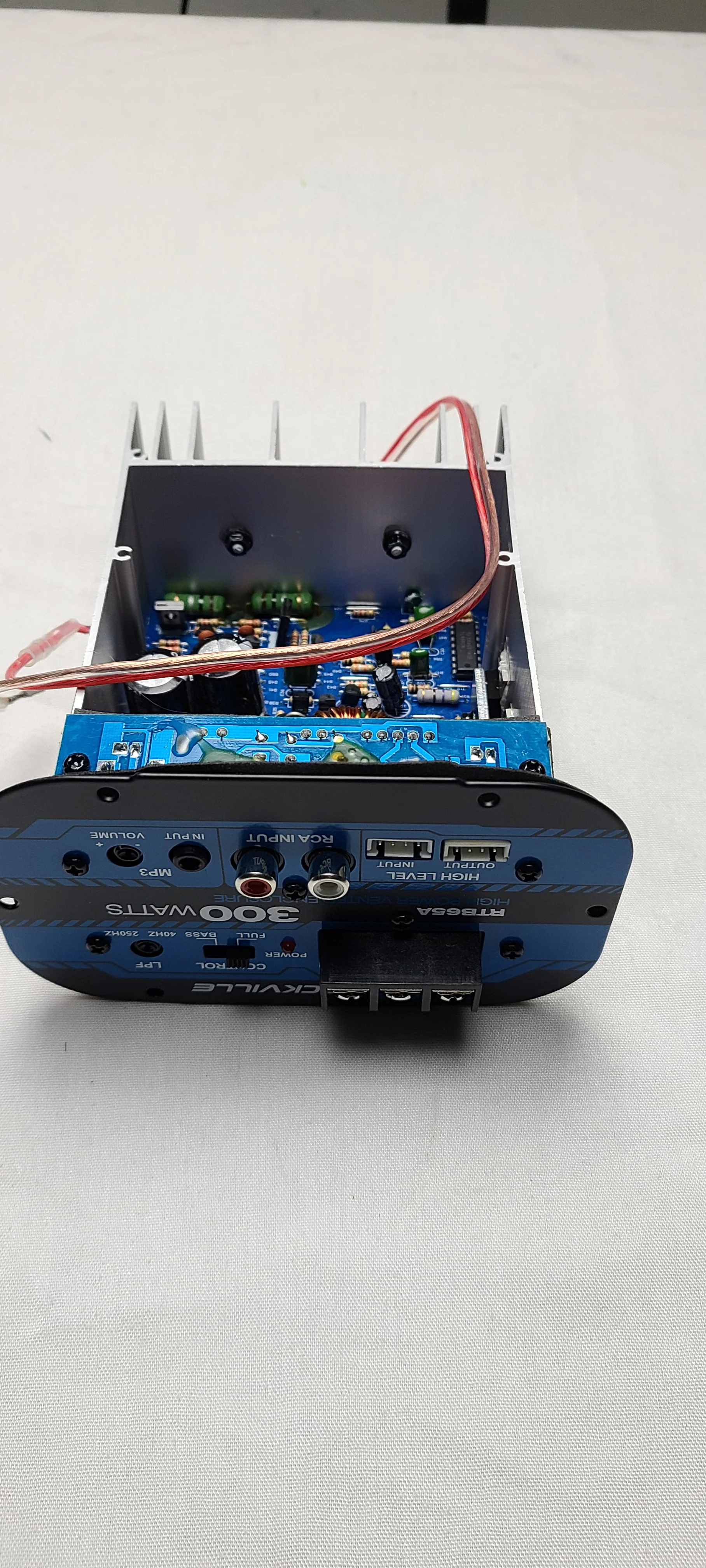 RTB65A Amp part (has the amp board and heatsink attached together with face plate