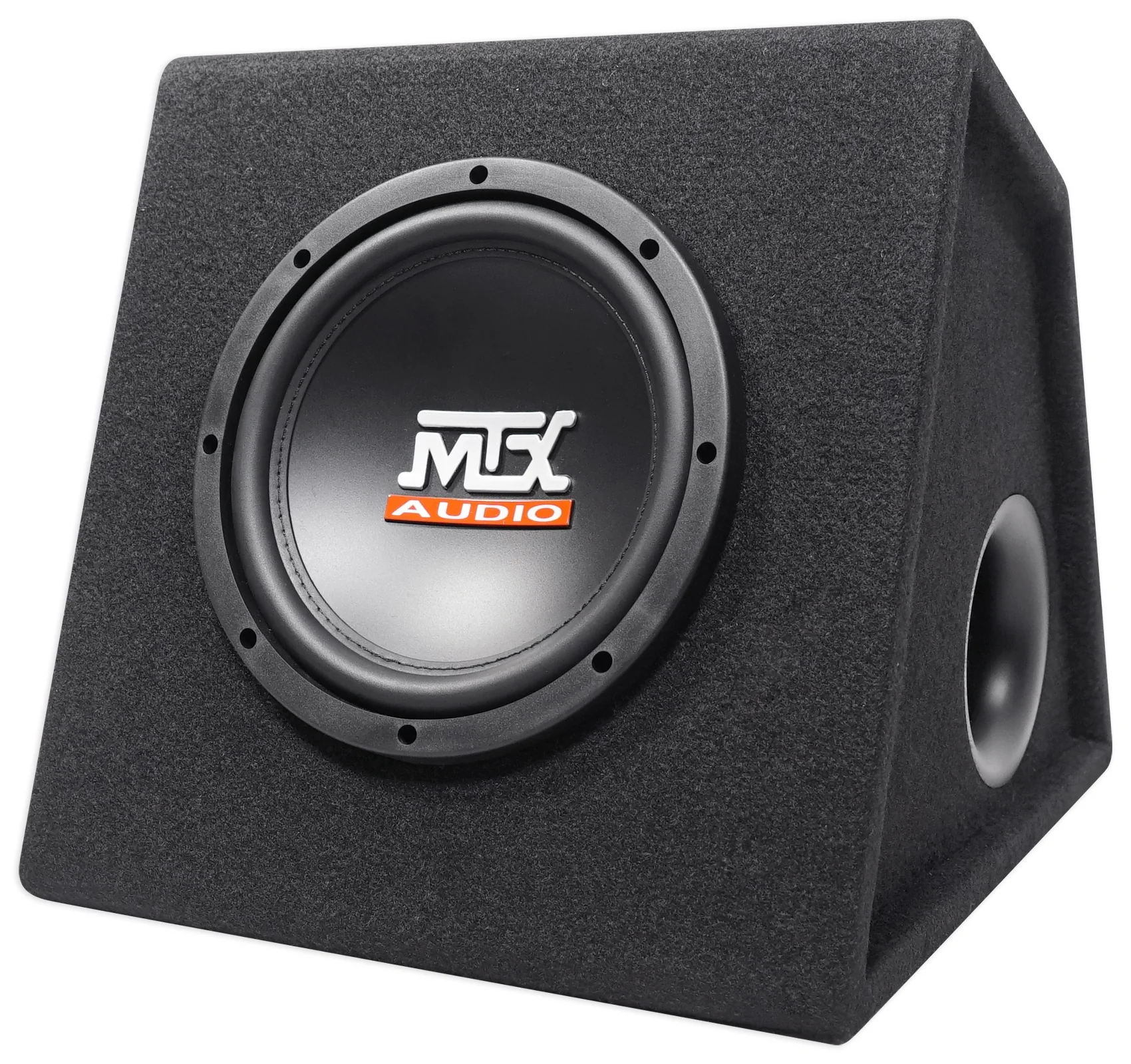 MTX RTP8A 8" 120w RMS Powered Subwoofer In Vented Sub Box Enclosure+Wire Kit - Image 3