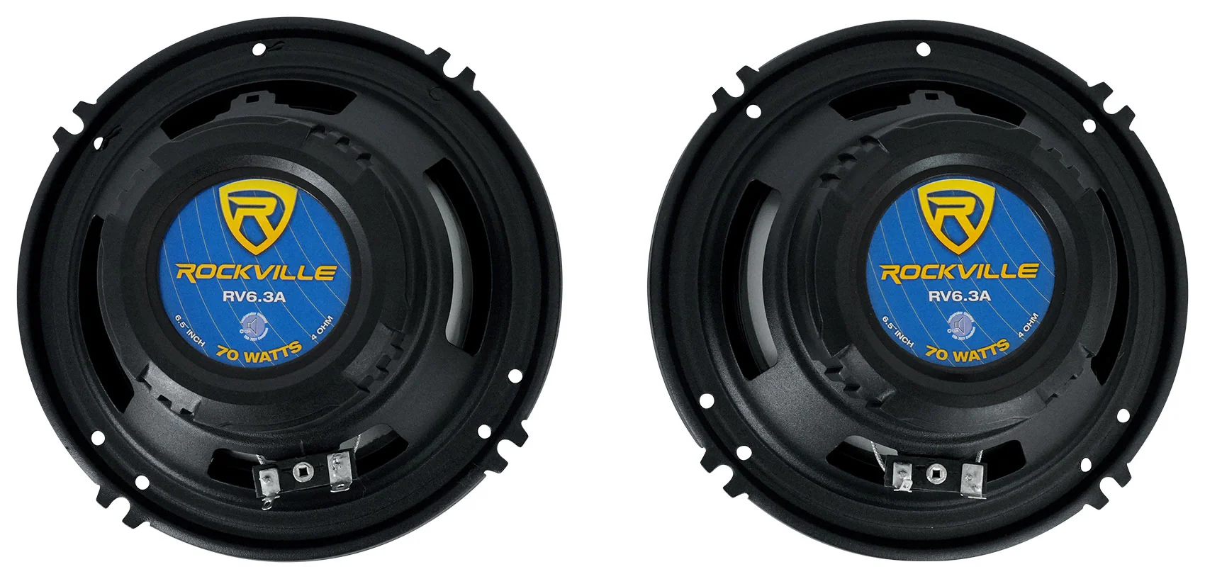 RV6.3A 6.5" Car Speakers 2-Pack + Honda Harness & Adapter Plates Bundle - Image 4